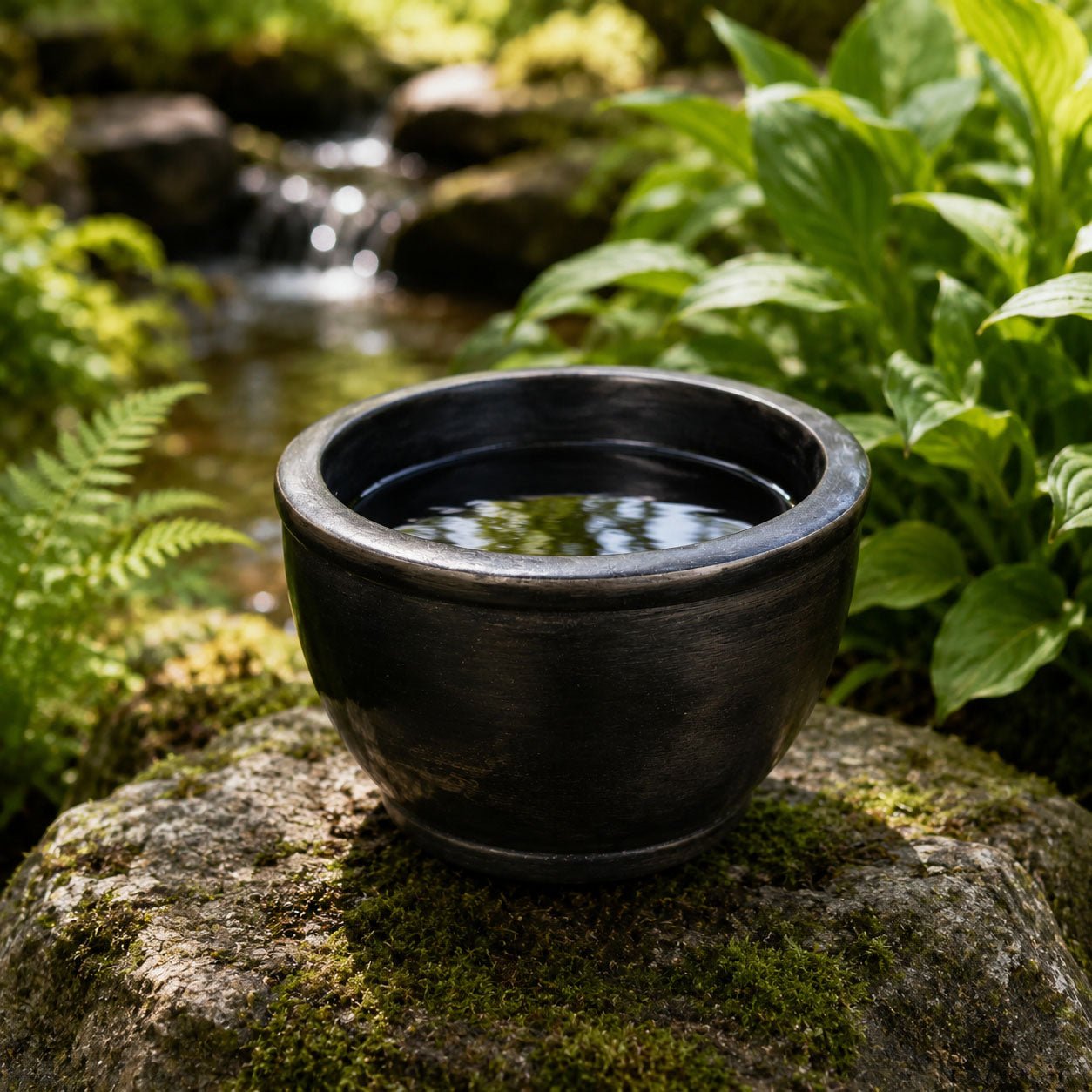 Black Scrying Bowl 3 in