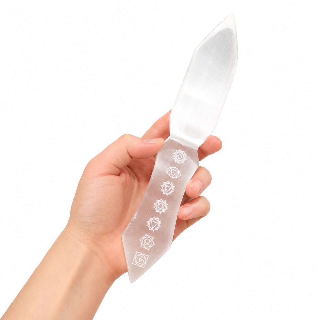 Chakra Selenite Athame