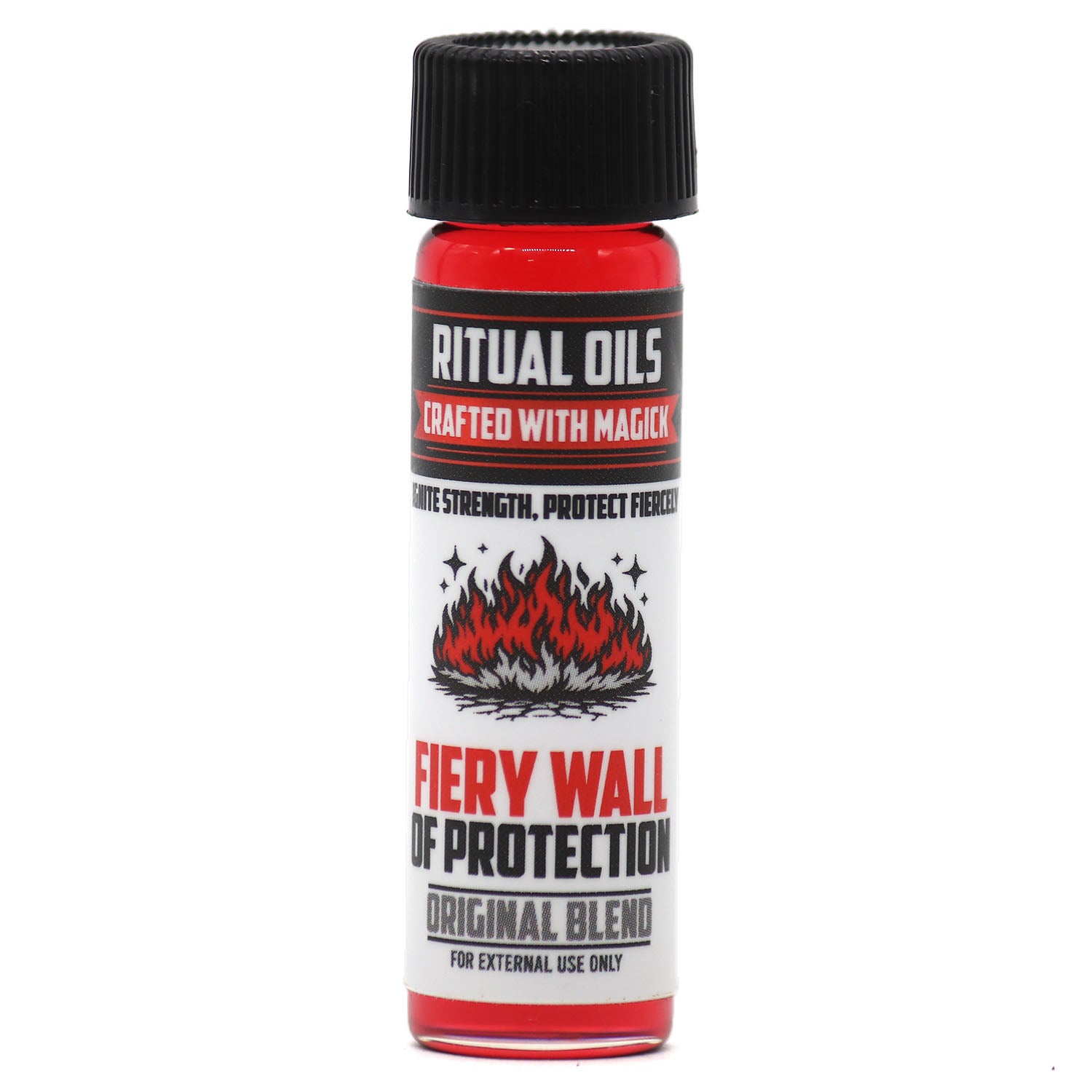 Fiery Wall of Protection Ritual Oil by 13 Moons
