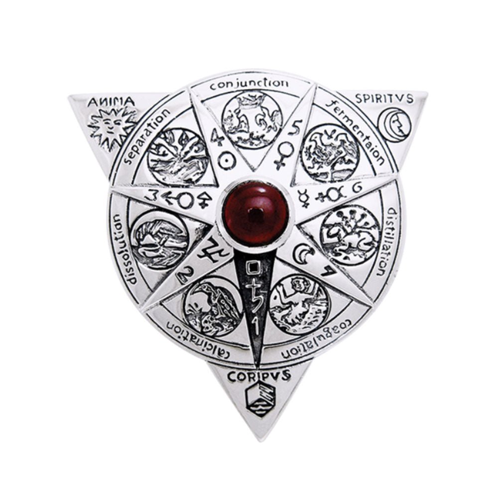 Alchemical Mandala Pendant - 13 Moons