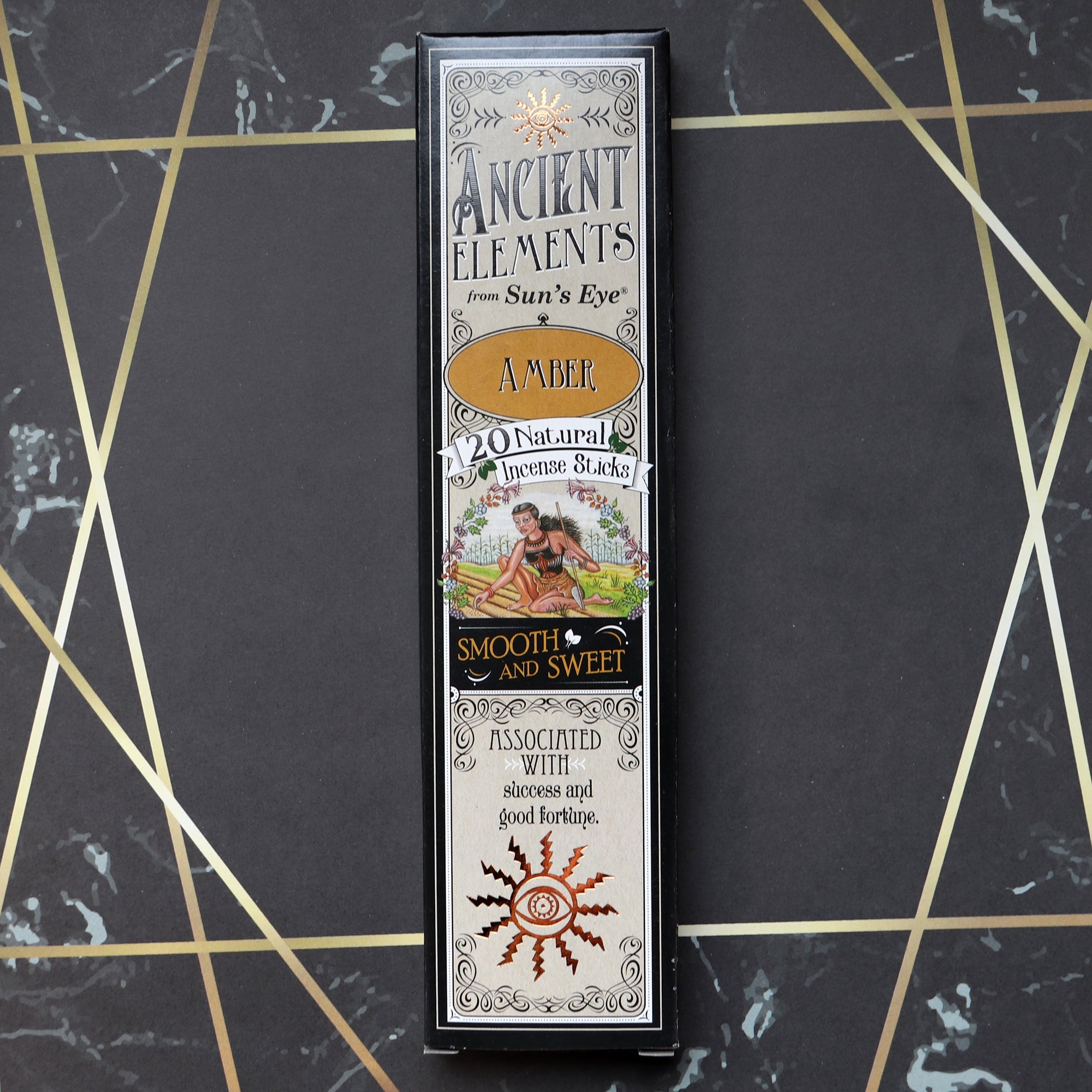 Amber Incense Stick - 20 Pack - 13 Moons