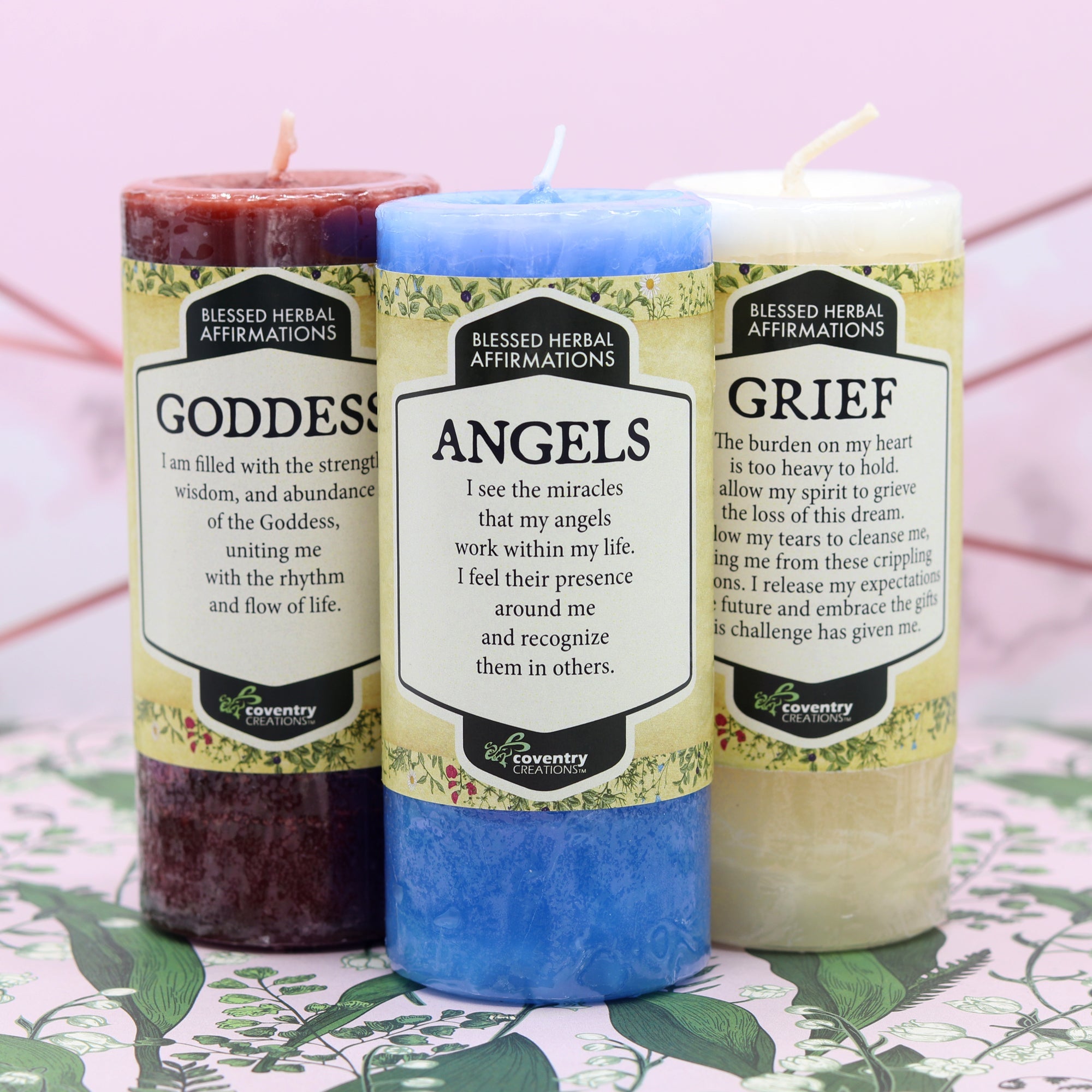 Angel Affirmation Candle - 13 Moons
