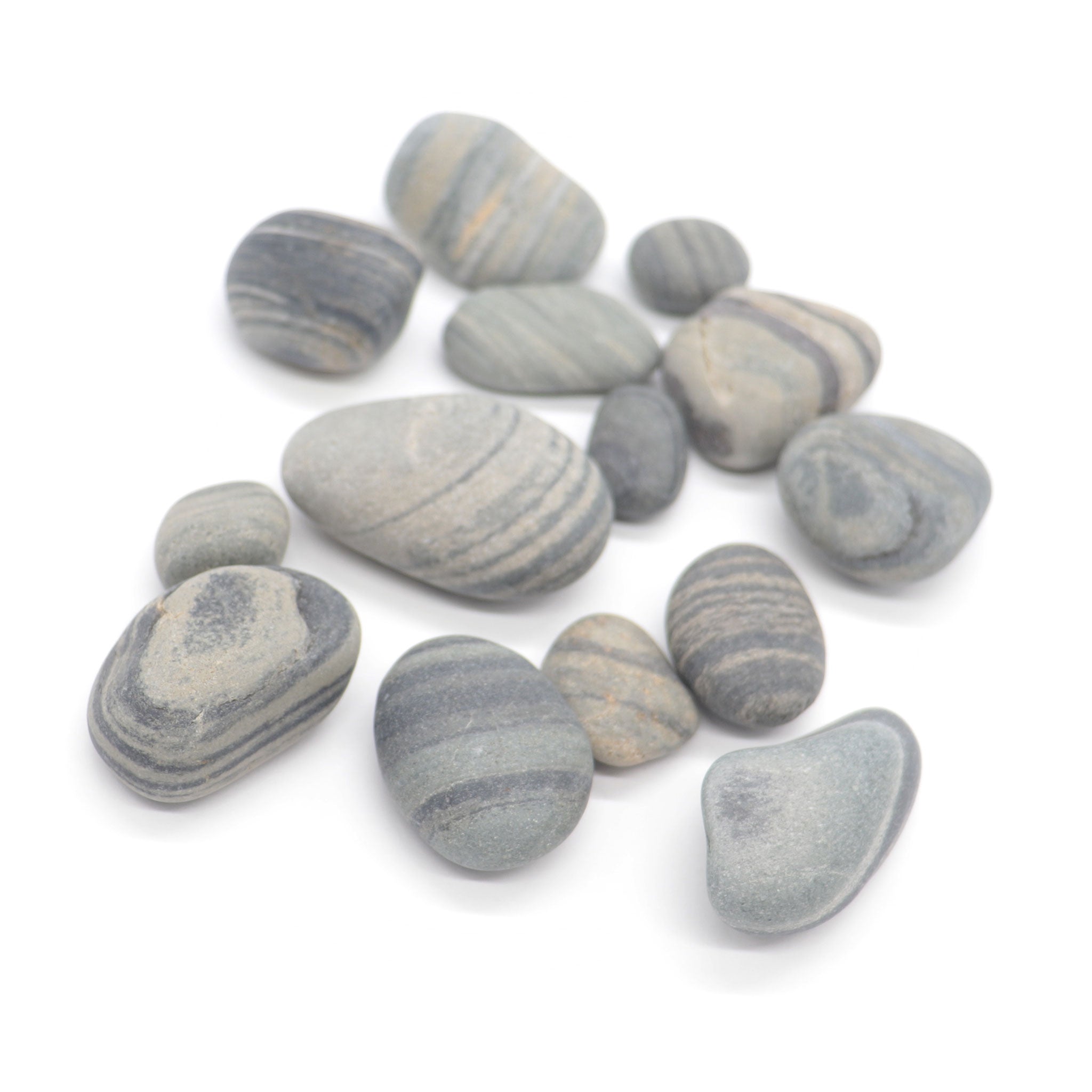 Banded Beach Luck Stone - 13 Moons