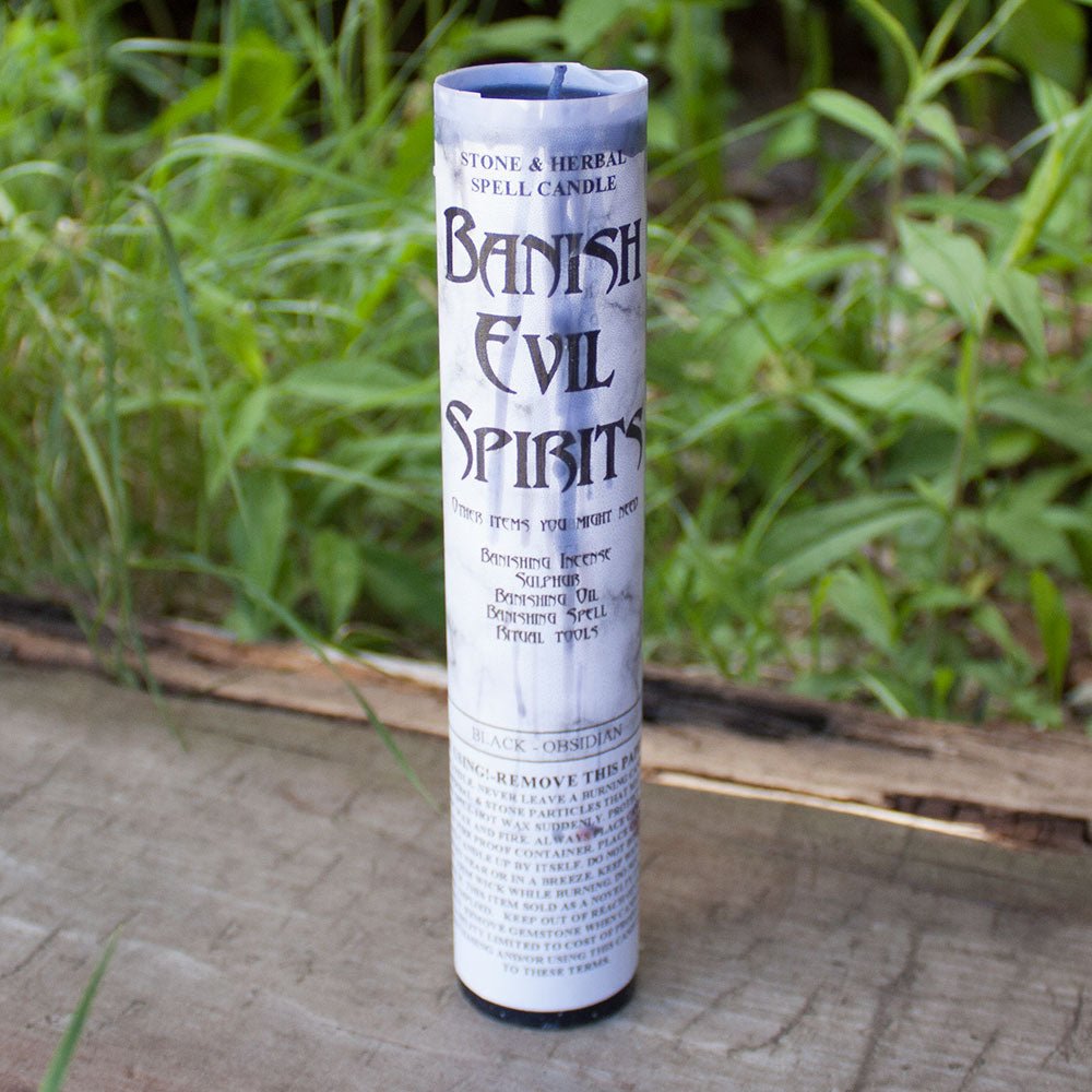 Banish Evil Spirits Spell Candle - 13 Moons