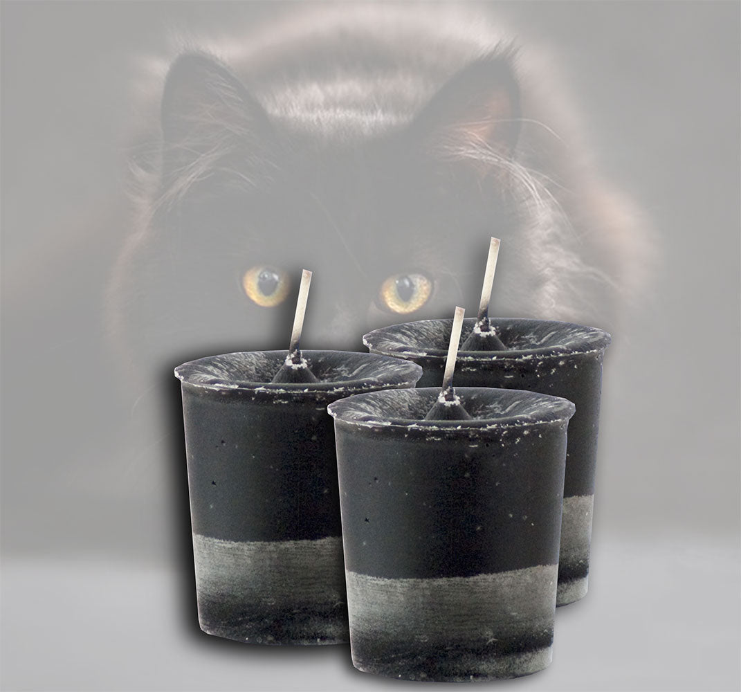 Black Cat Scented Votive - 13 Moons