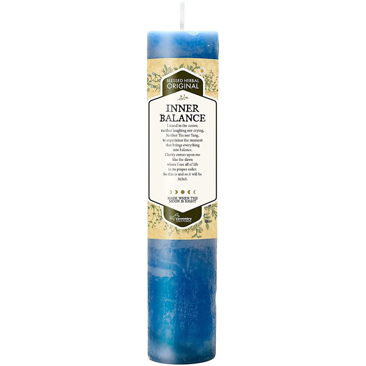Blessed Herbal Inner Balance Candle - 13 Moons