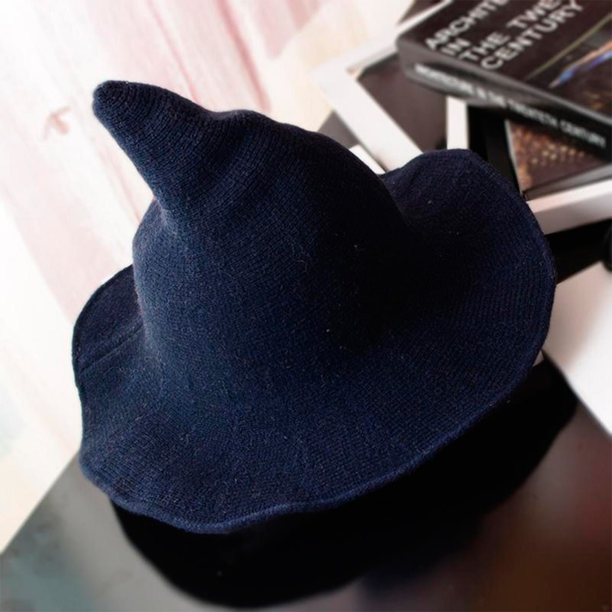 Blue Wool Witches Hat - 13 Moons