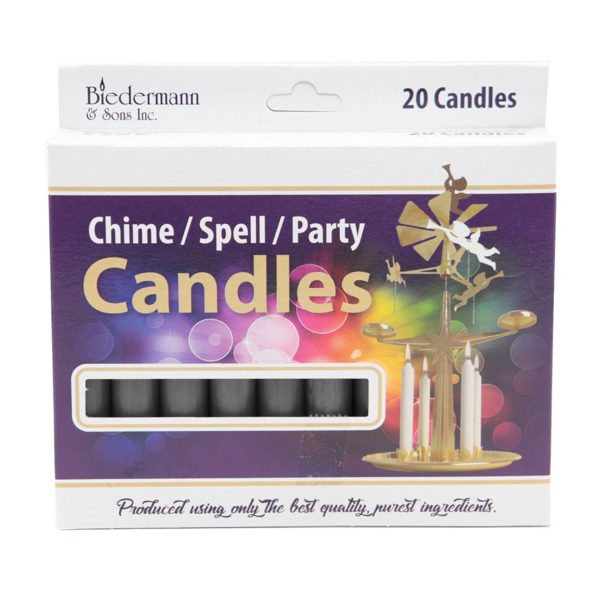 Chime Candle Black Single - 13 Moons