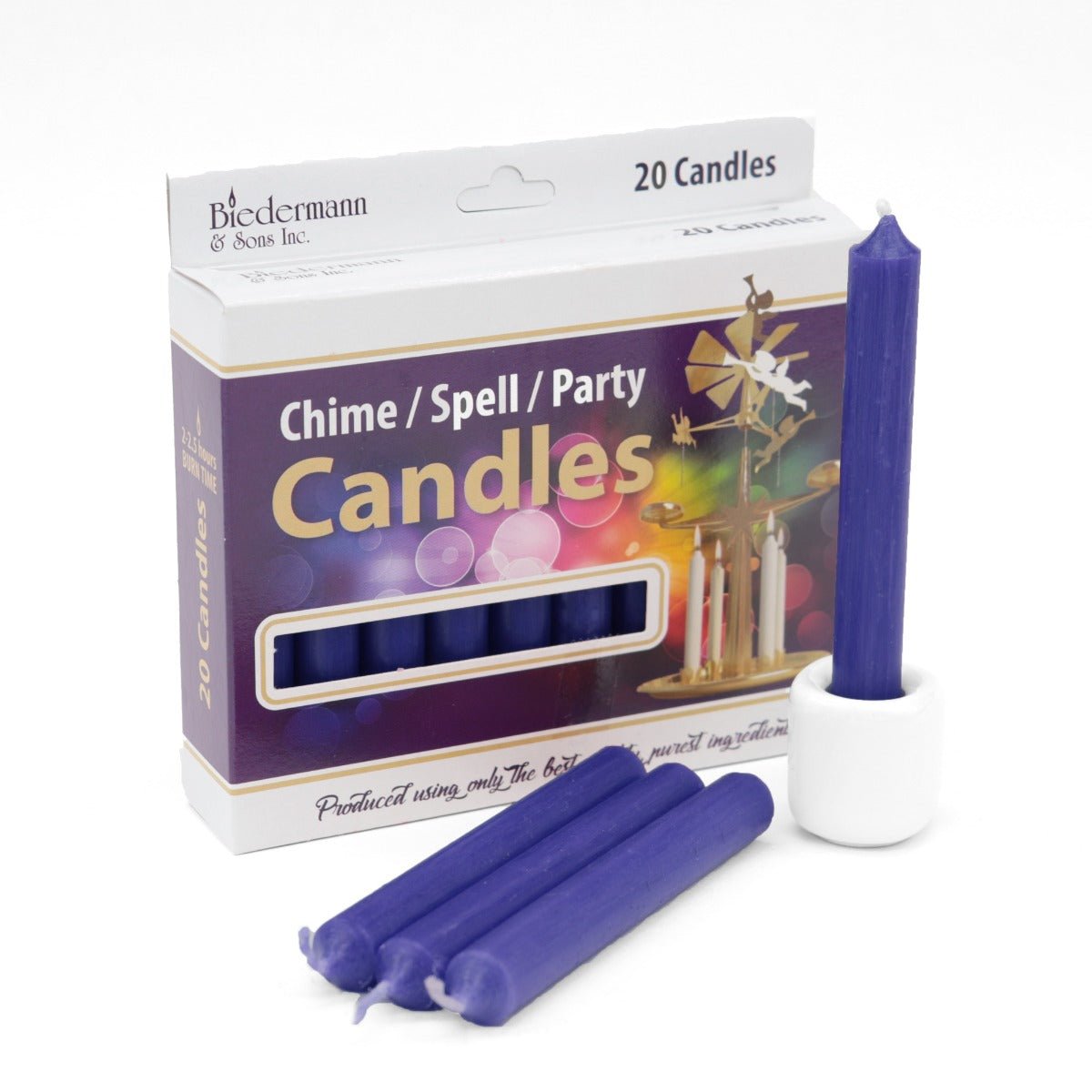 Chime Candle Dark Blue Box - 13 Moons