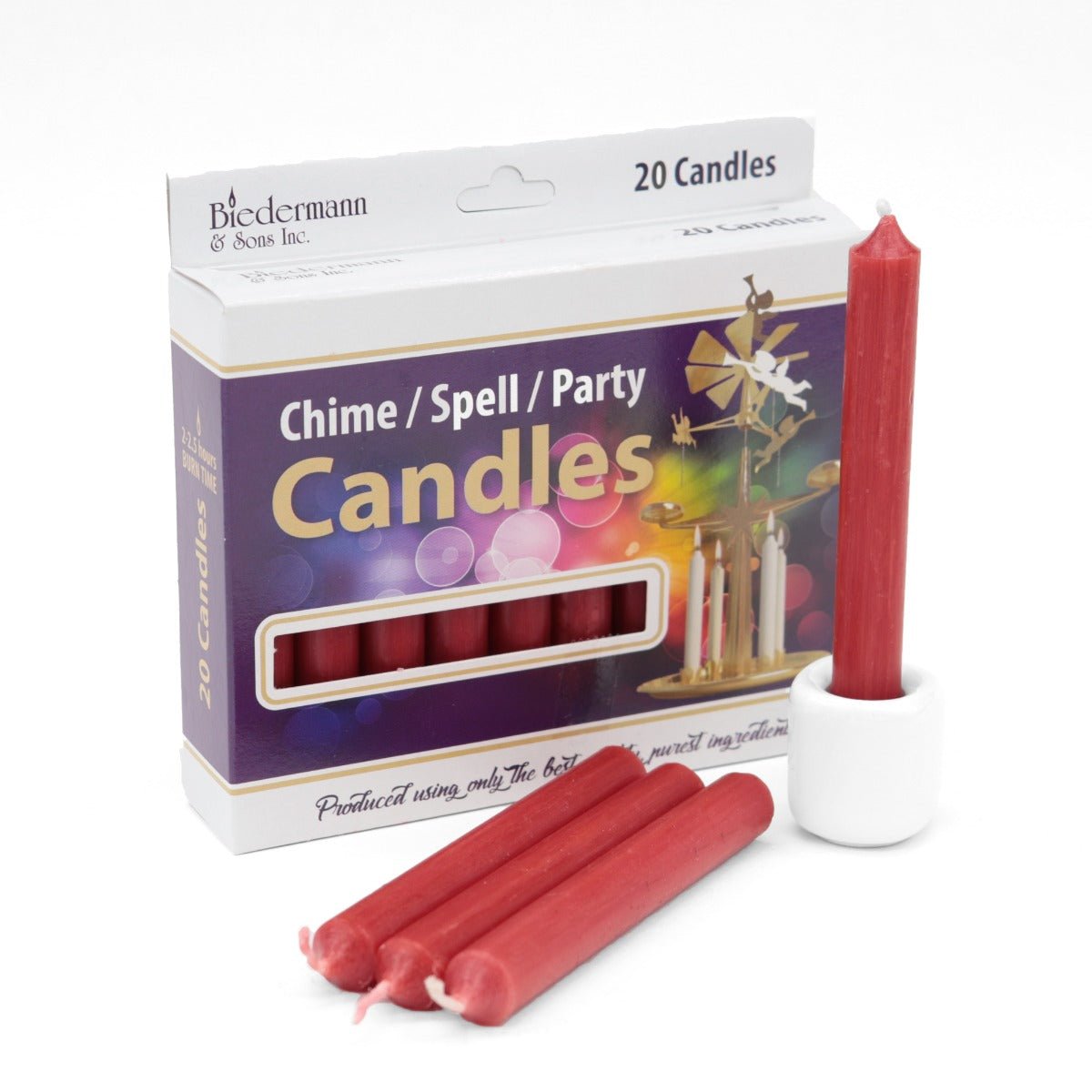 Chime Candle Red Box - 13 Moons