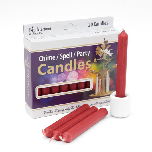 Chime Candle Red Box - 13 Moons