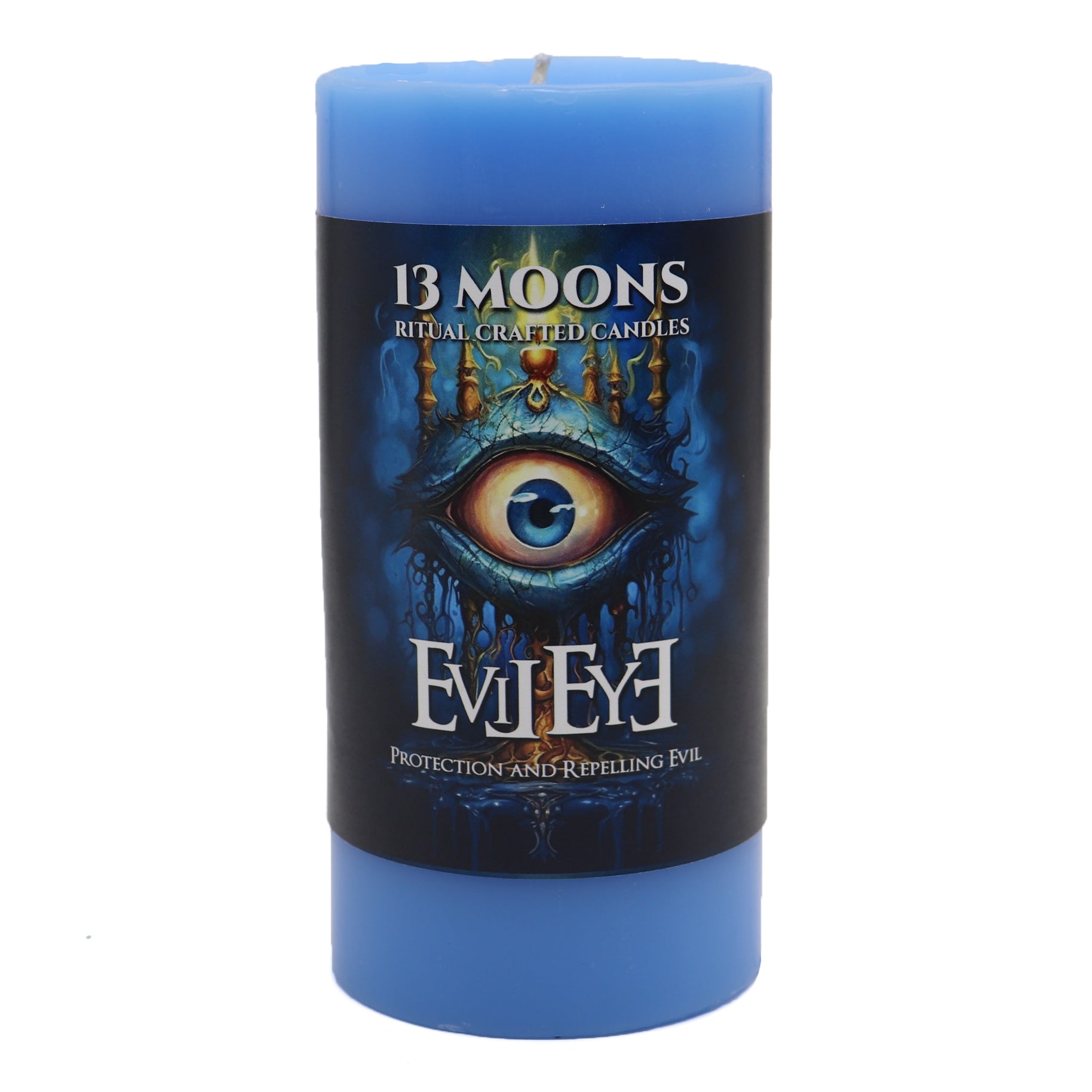 Evil Eye Spell Candle Large Pillar Wiccan Altar Candles Spell Candles