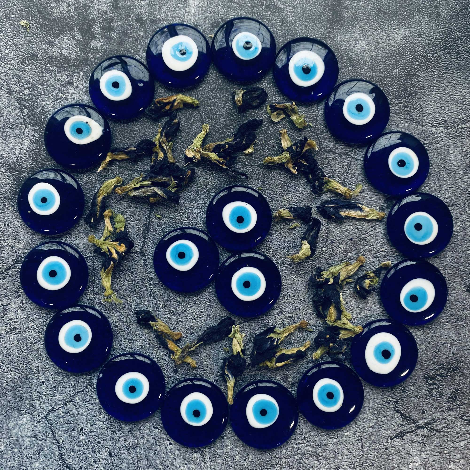 Evil Eye Palm Stone - 13 Moons