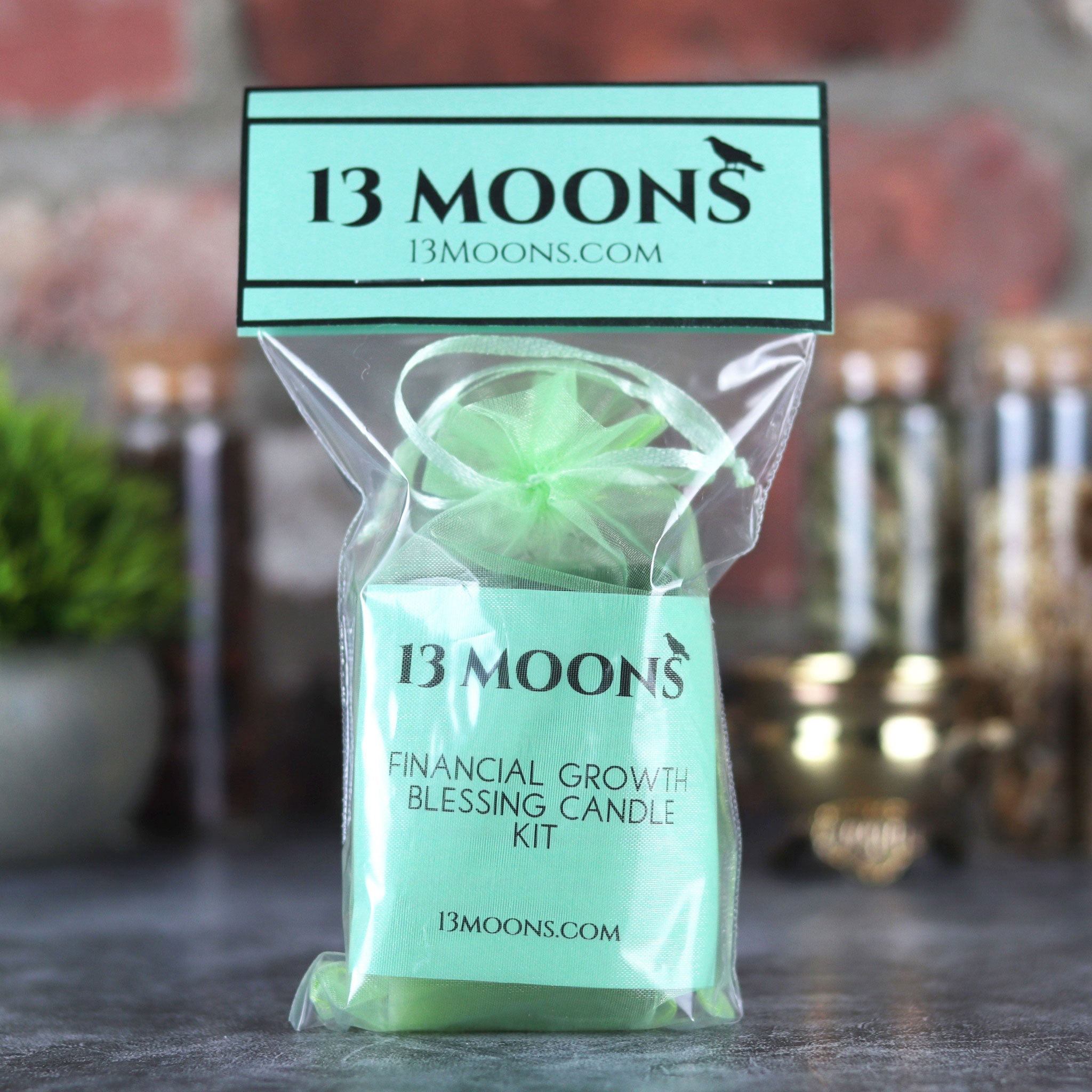 Financial Growth Blessing Candle Kit - 13 Moons