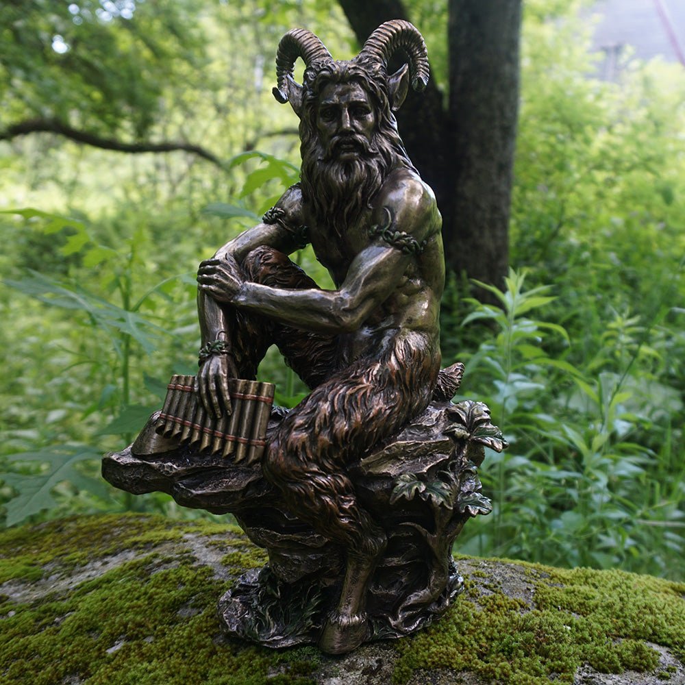 Forest Pan Bronze Statue - 13 Moons