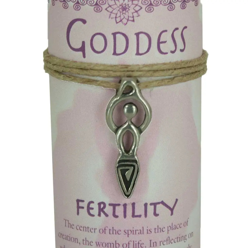 Goddess Fertility Candle with Pendant - 13 Moons