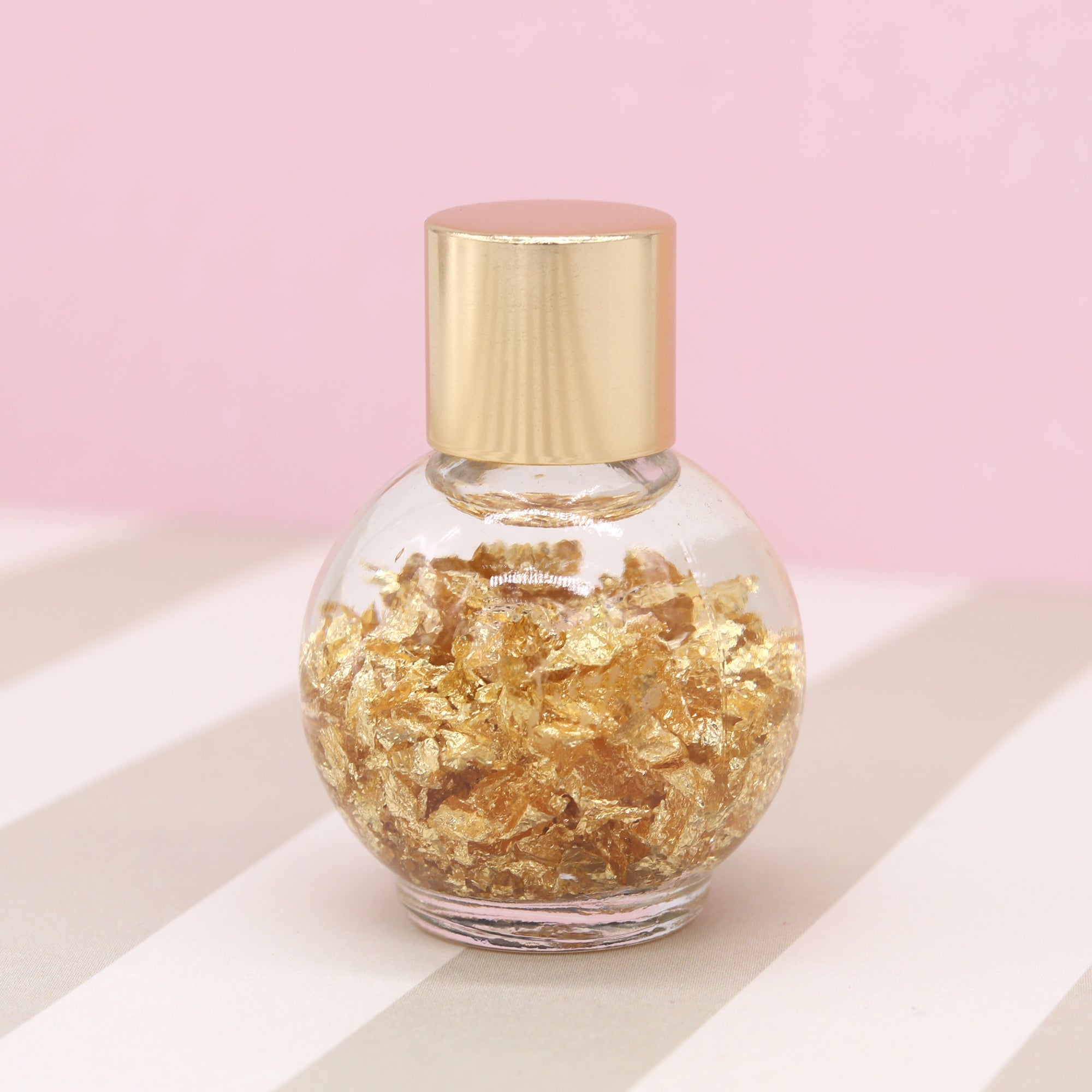 Gold Flakes in Glass Bottle - 13 Moons