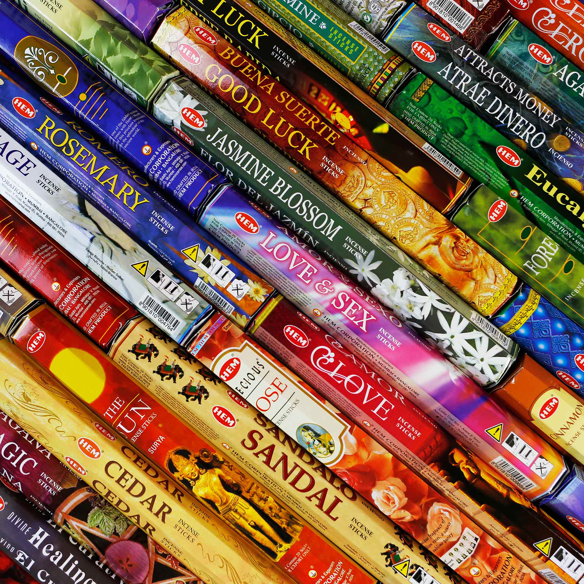 Hem Hexagonal Box Stick Incense