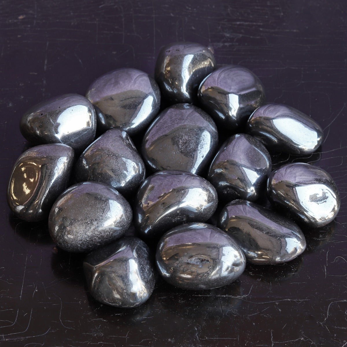 Hematite Tumbled Stone - 13 Moons