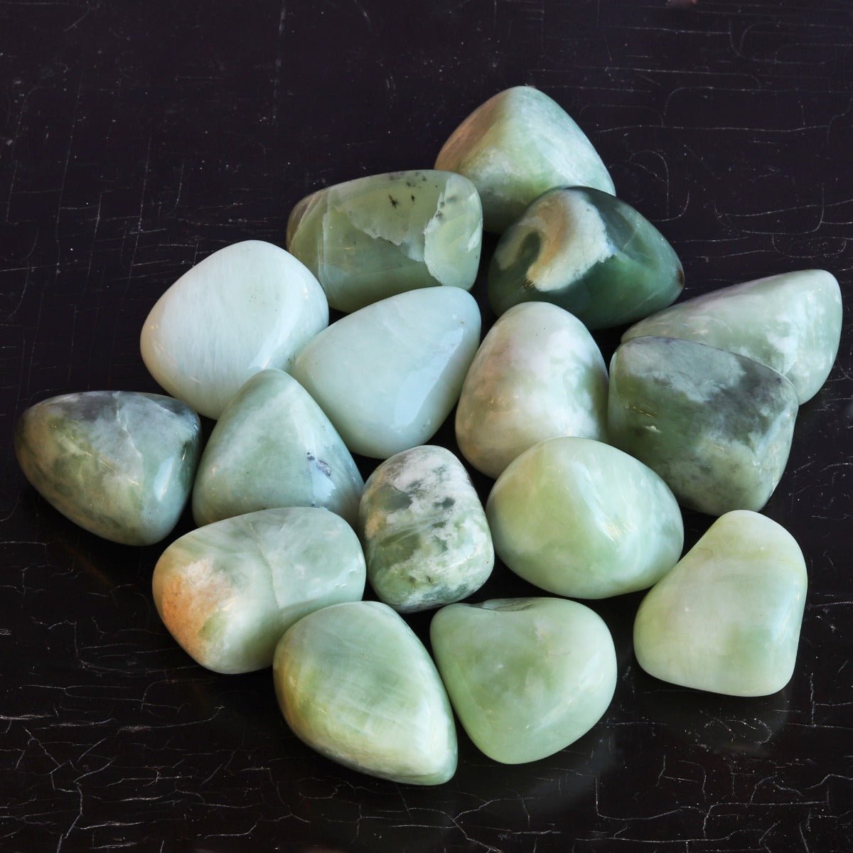 Jade Tumbled Stone - 13 Moons