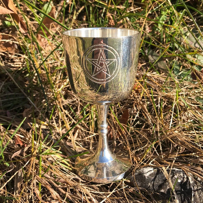 Pentacle Altar Chalice - 13 Moons