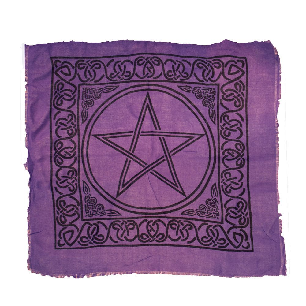 Pentacle Altar Cloth 18 inch - 13 Moons