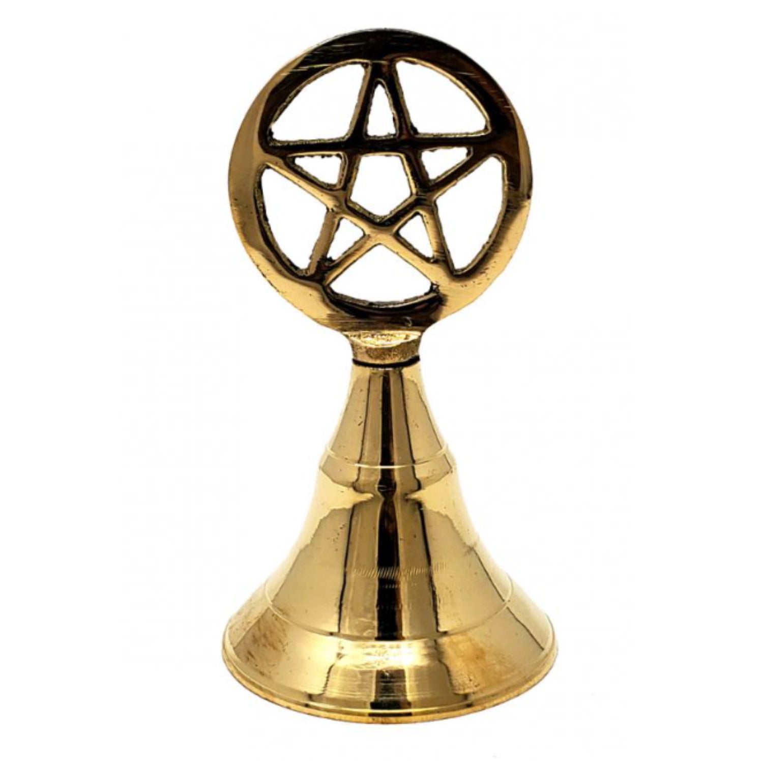Brass Pentagram Altar Bell