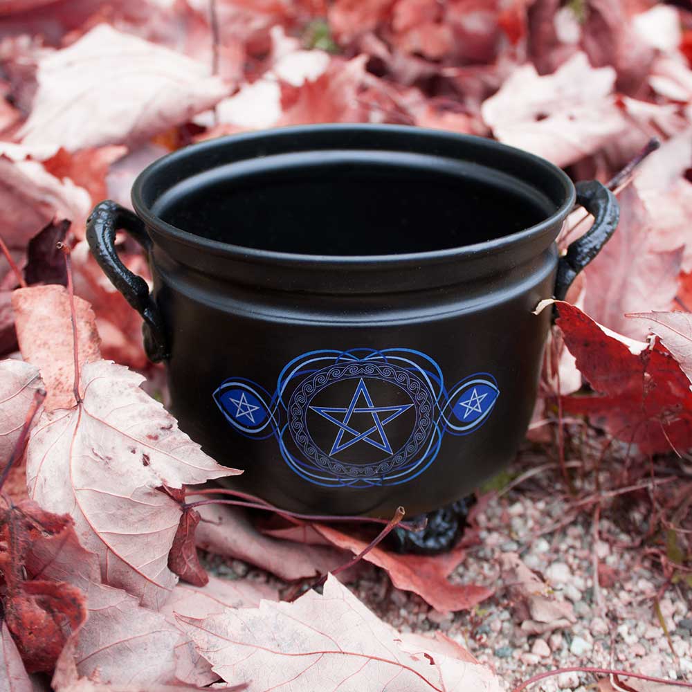 Pentacle Cauldron with Sand - 13 Moons