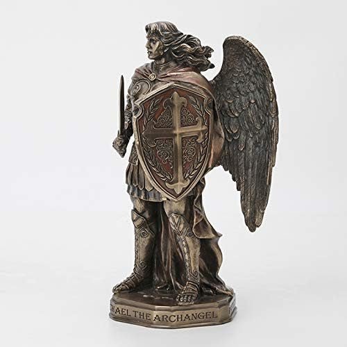 Saint Michael with Shield Statue, Limited Supply - 13 Moons