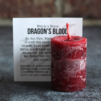 Votive, Dragons Blood Witchs Brew, 6 of - 13 Moons