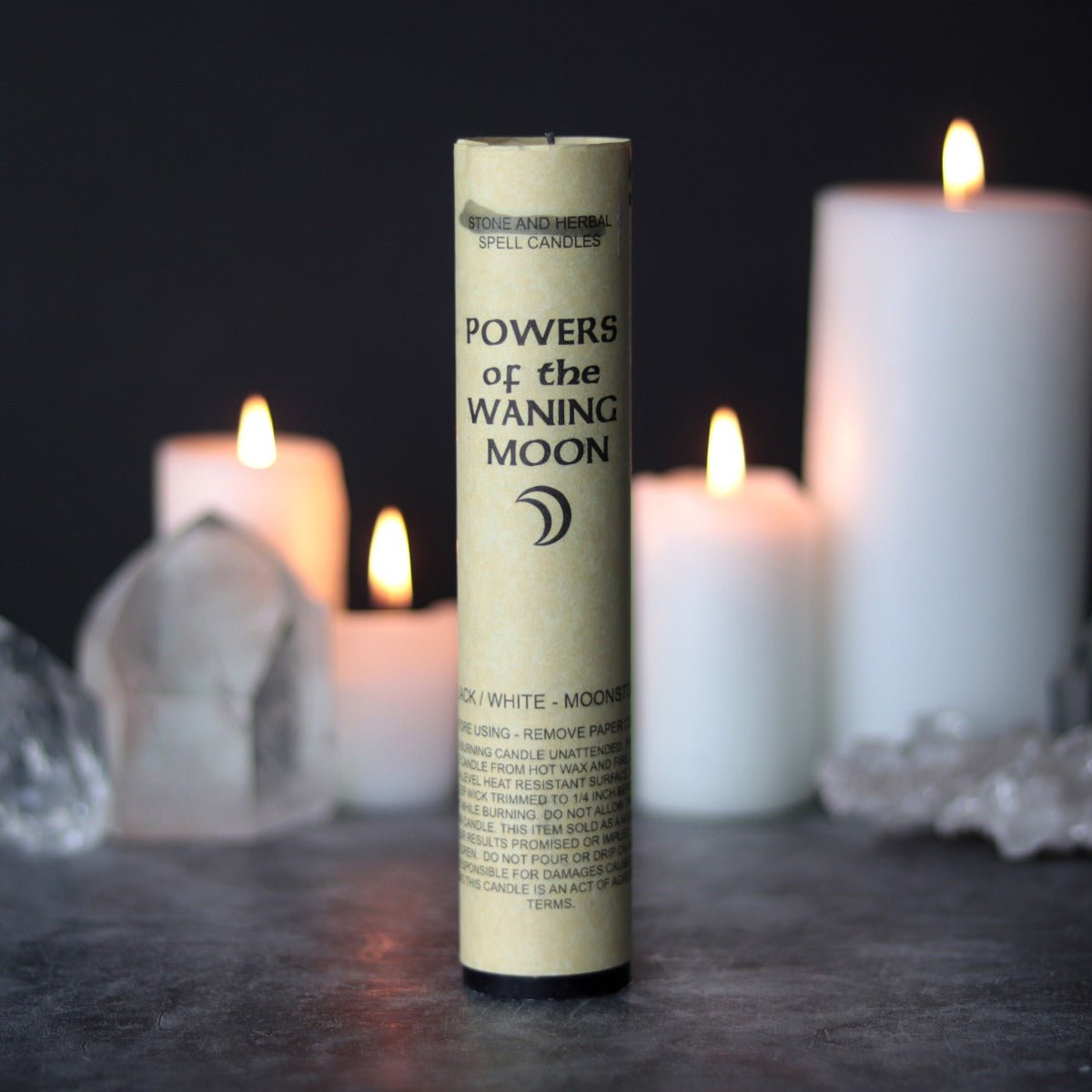 Waning Moon Spell Candle - 13 Moons
