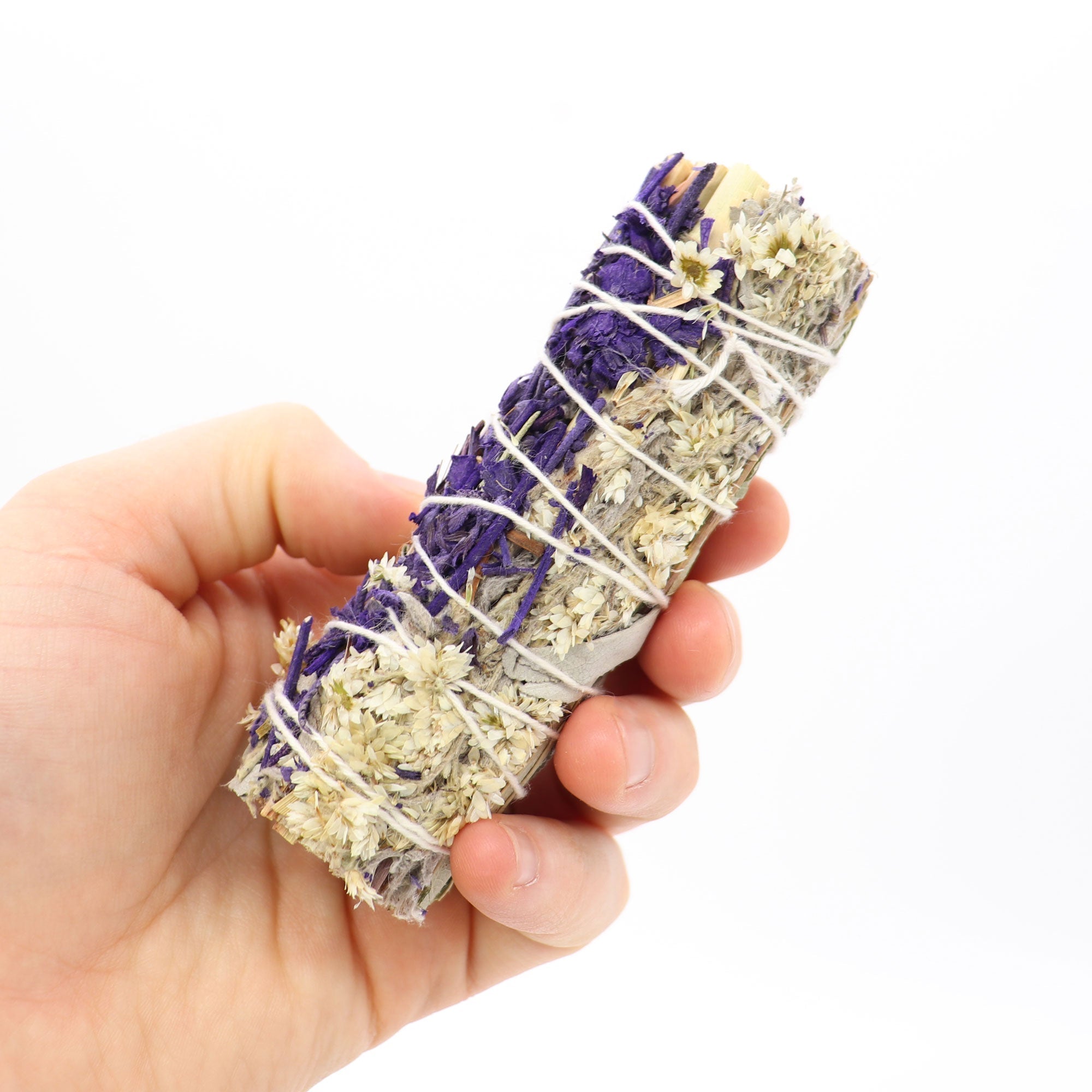 White Sage & 7 Sacred Herbs Smudge Stick - 13 Moons