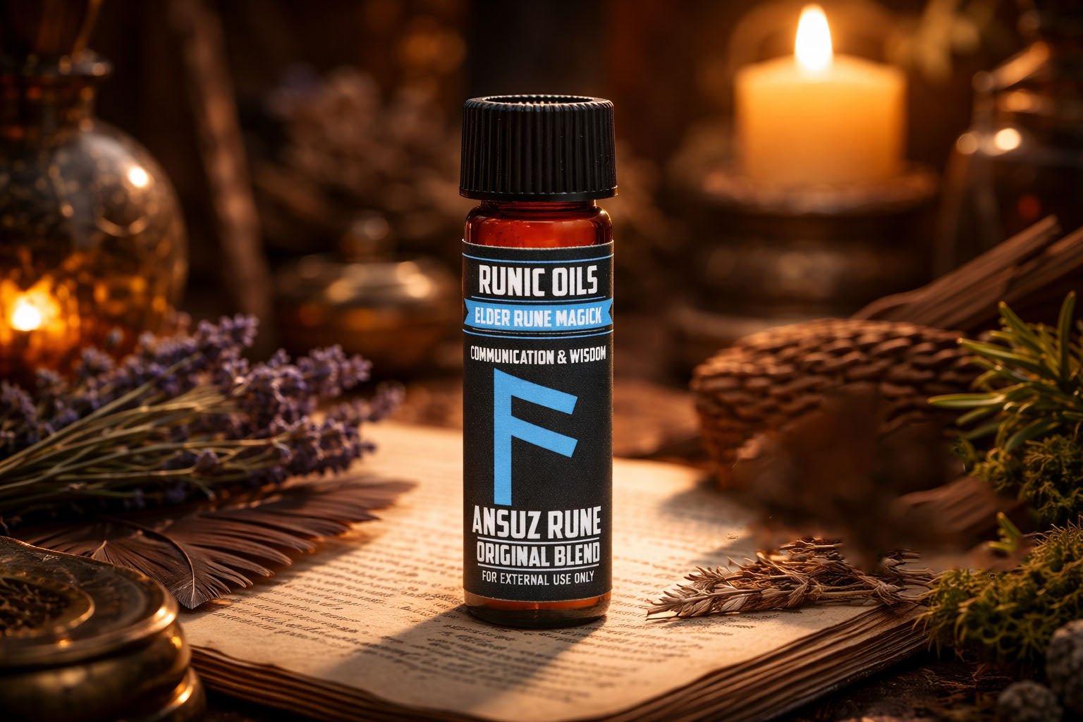 Ansuz Rune Oil: Unlock Divine Wisdom & Eloquence