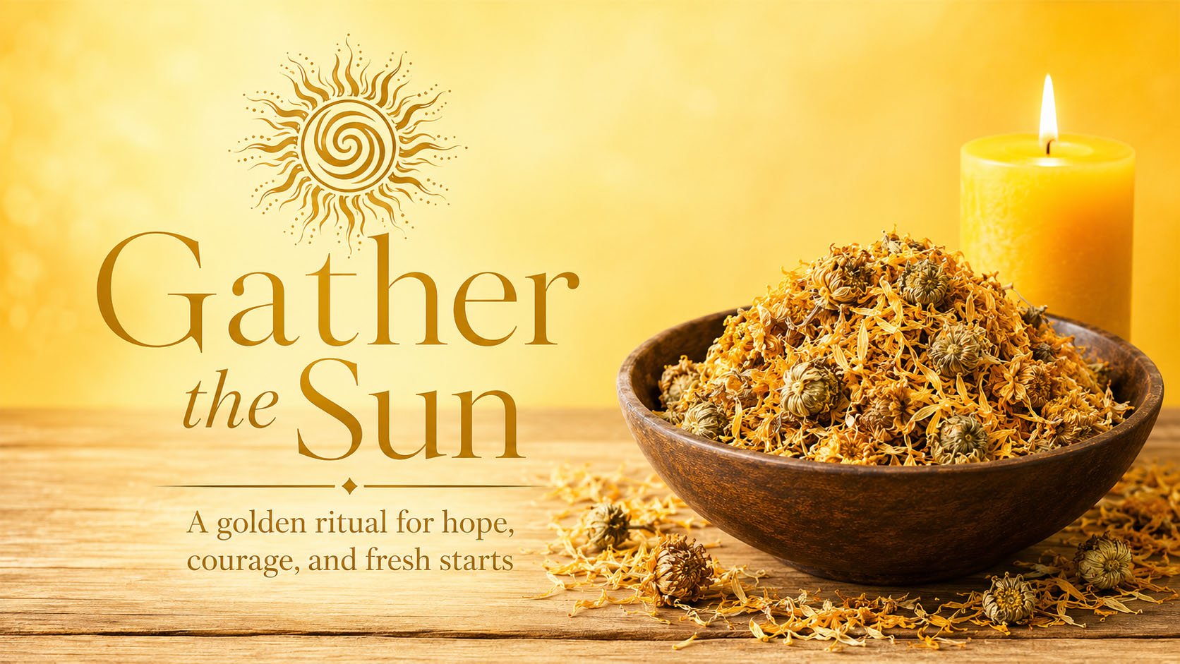 The Golden Petal Wish Spell for New Beginnings