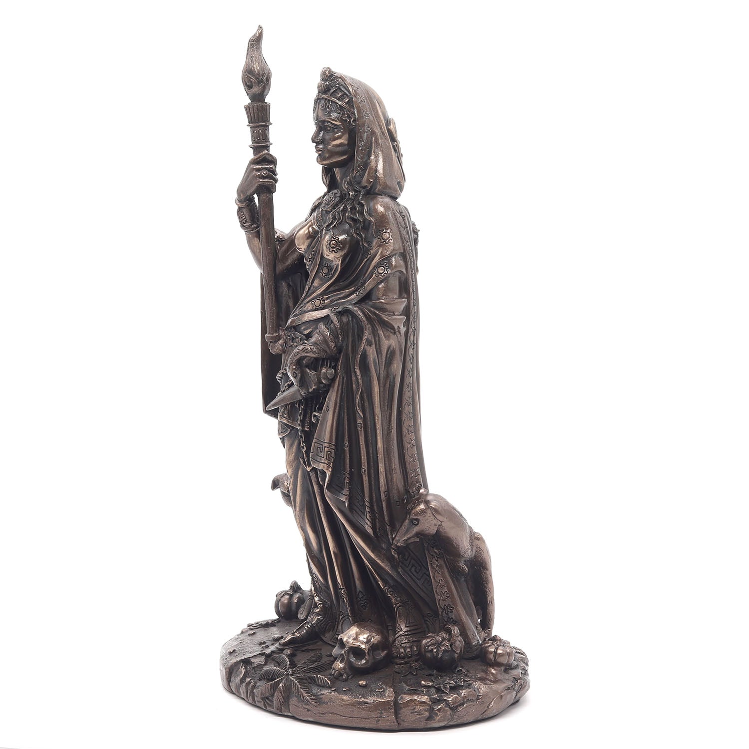 Hecate Goddess Bronze Statue