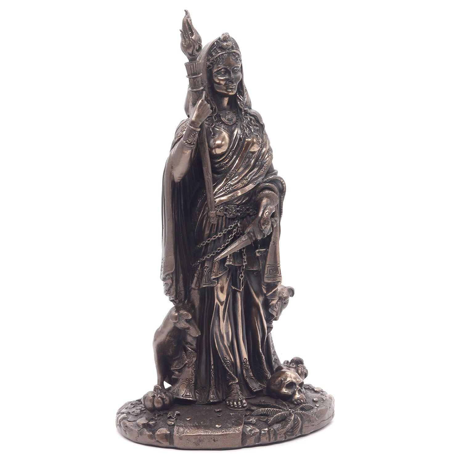 Hecate Goddess Bronze Statue