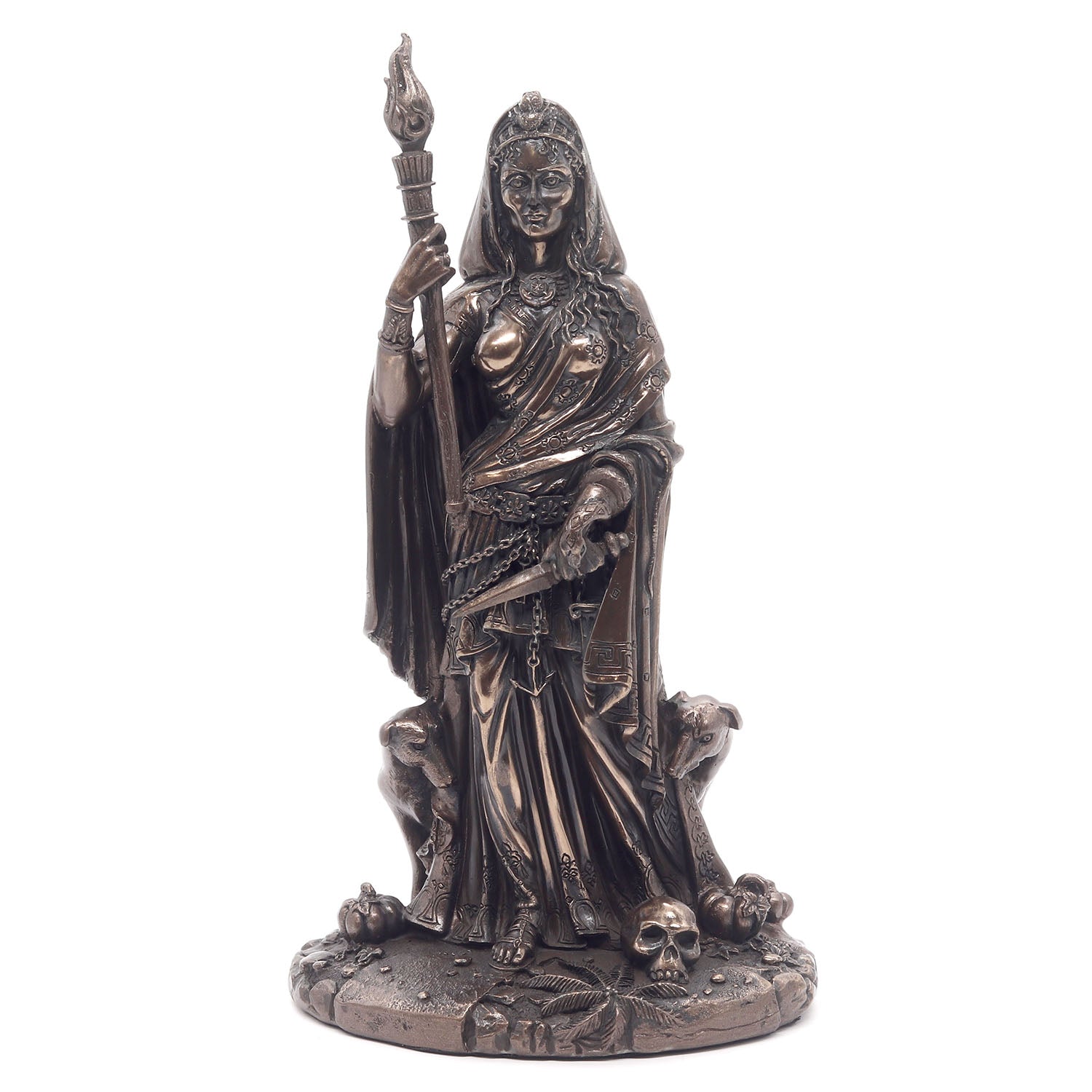 Hecate Goddess Bronze Statue
