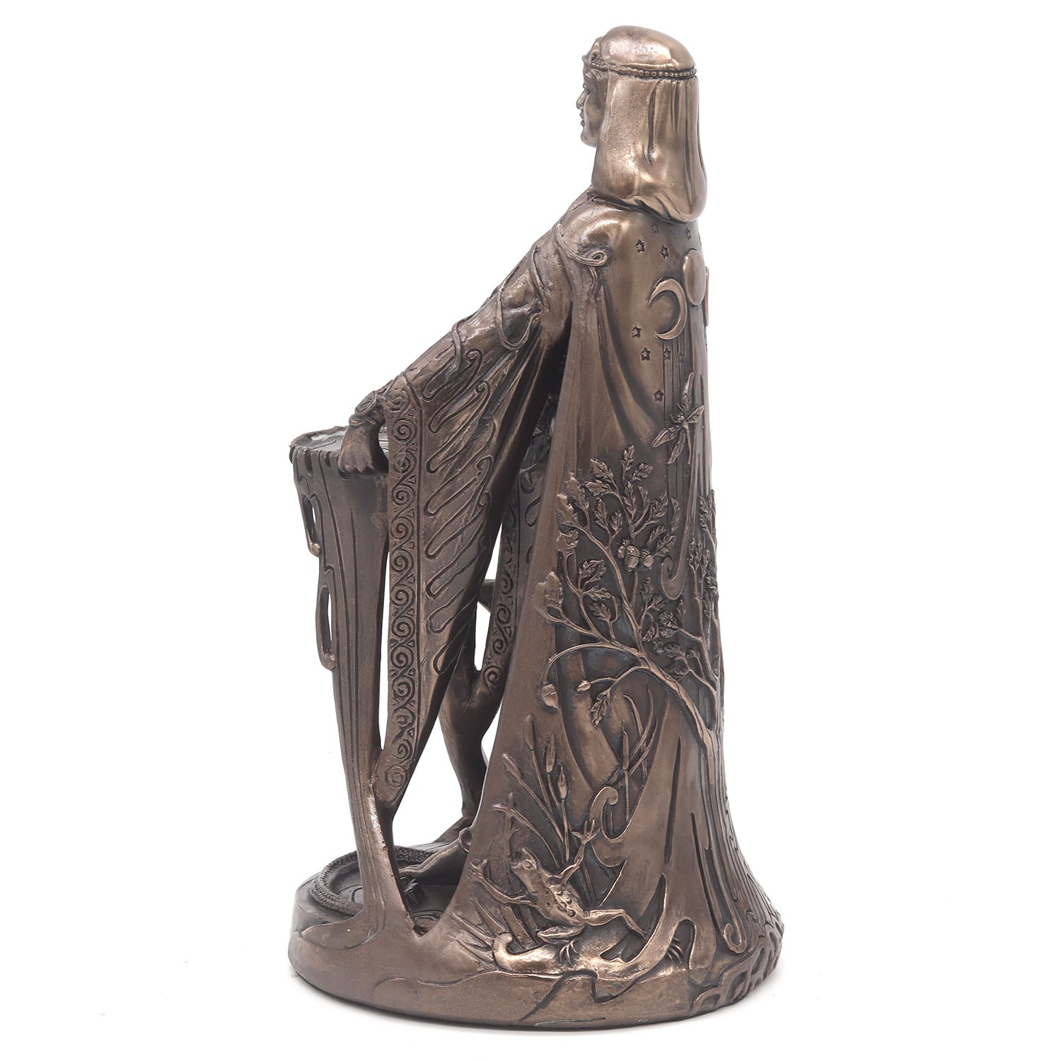 Danu Goddess Altar Statue Bronze