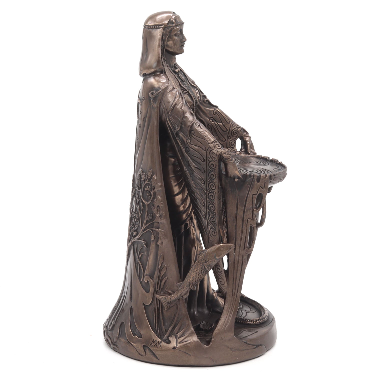 Danu Goddess Altar Statue Bronze