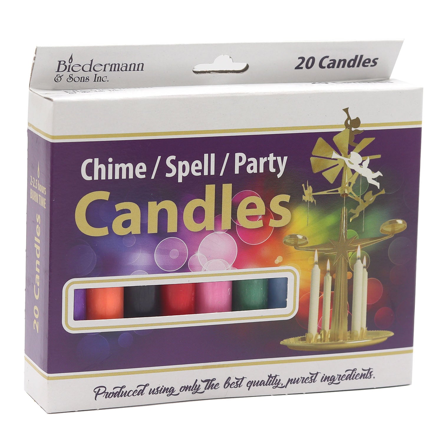 20 Candle Set, 10 colors