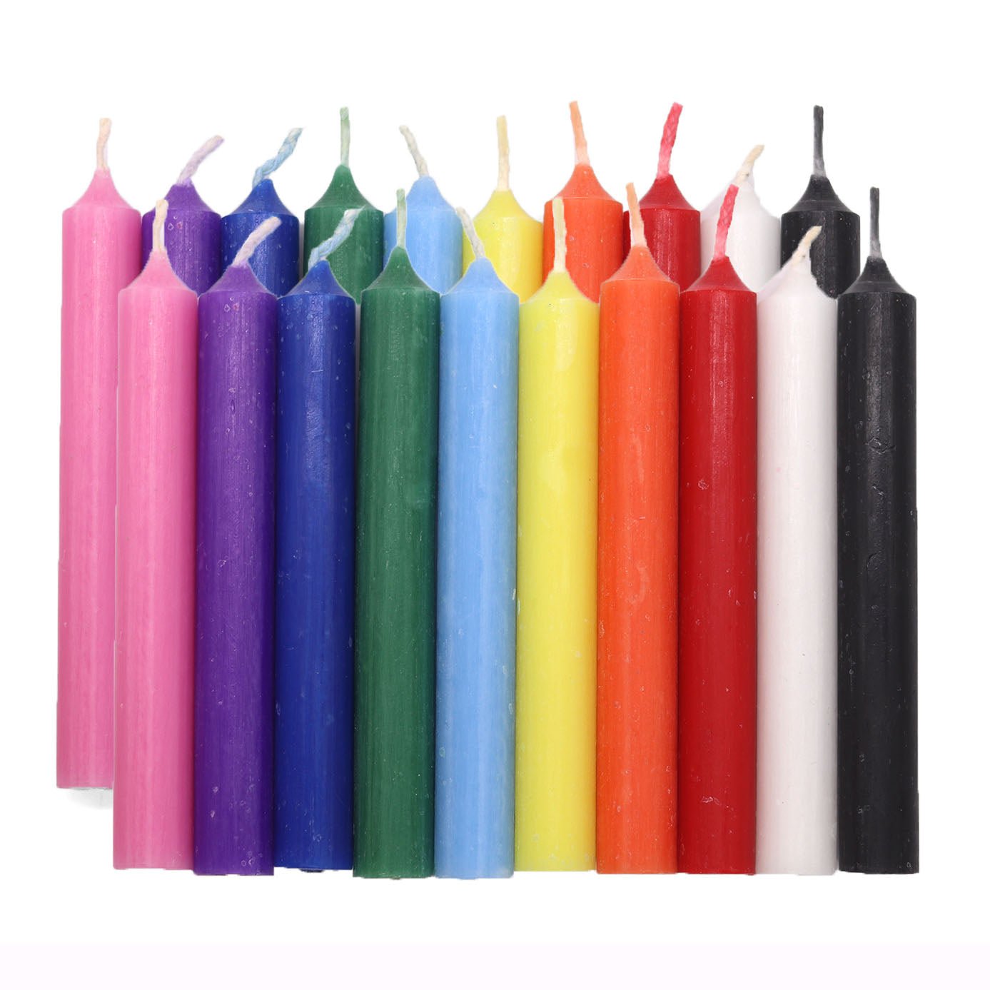 20 Candle Set, 10 colors