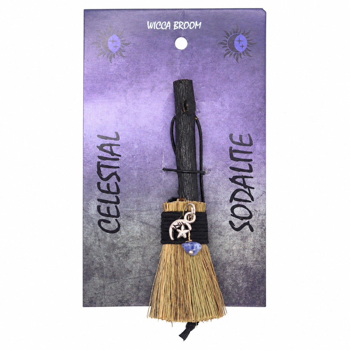 Witch's Broom – Mini Celestial & Sodalite Broom