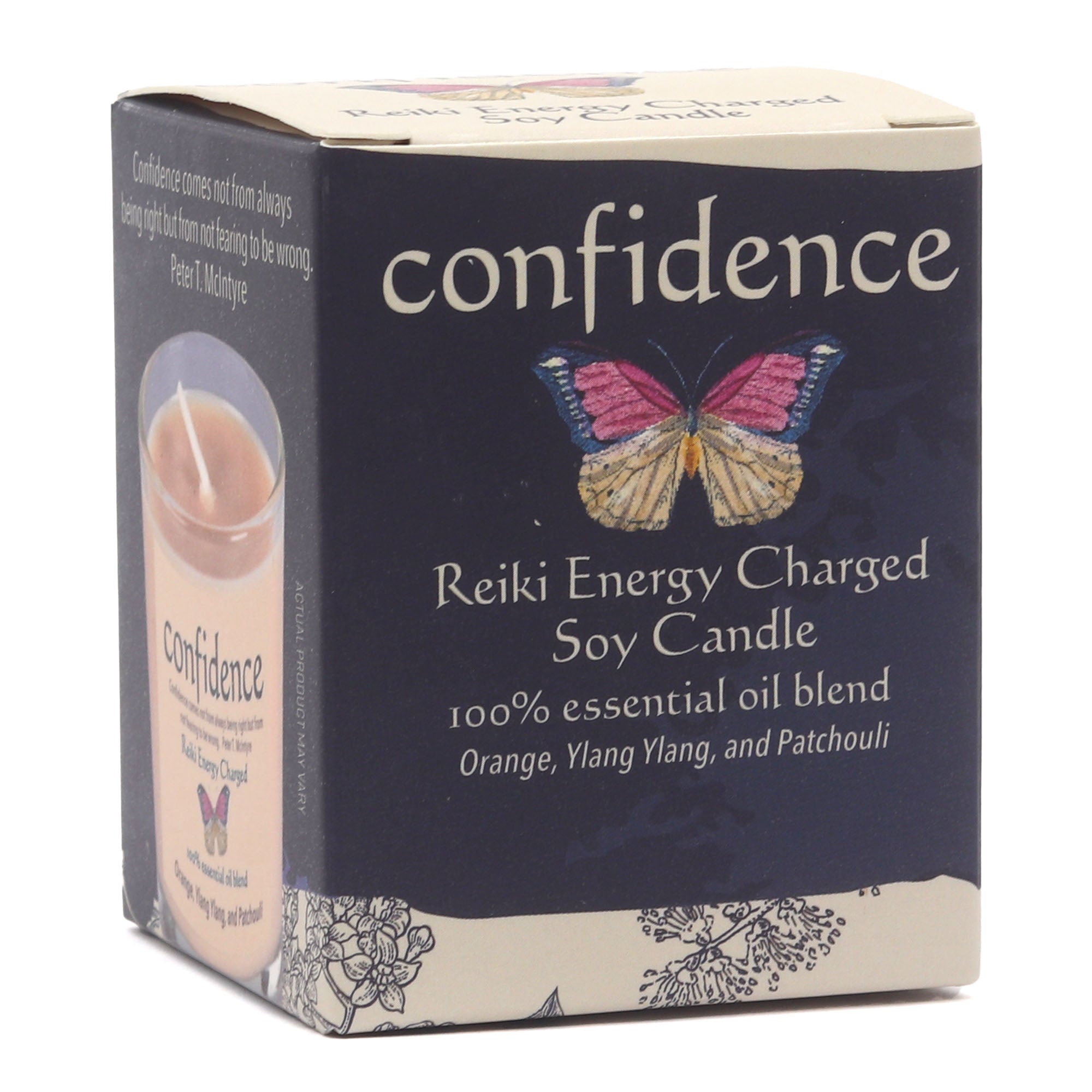 Confidence Herbal Intentions Jar Spell Candle