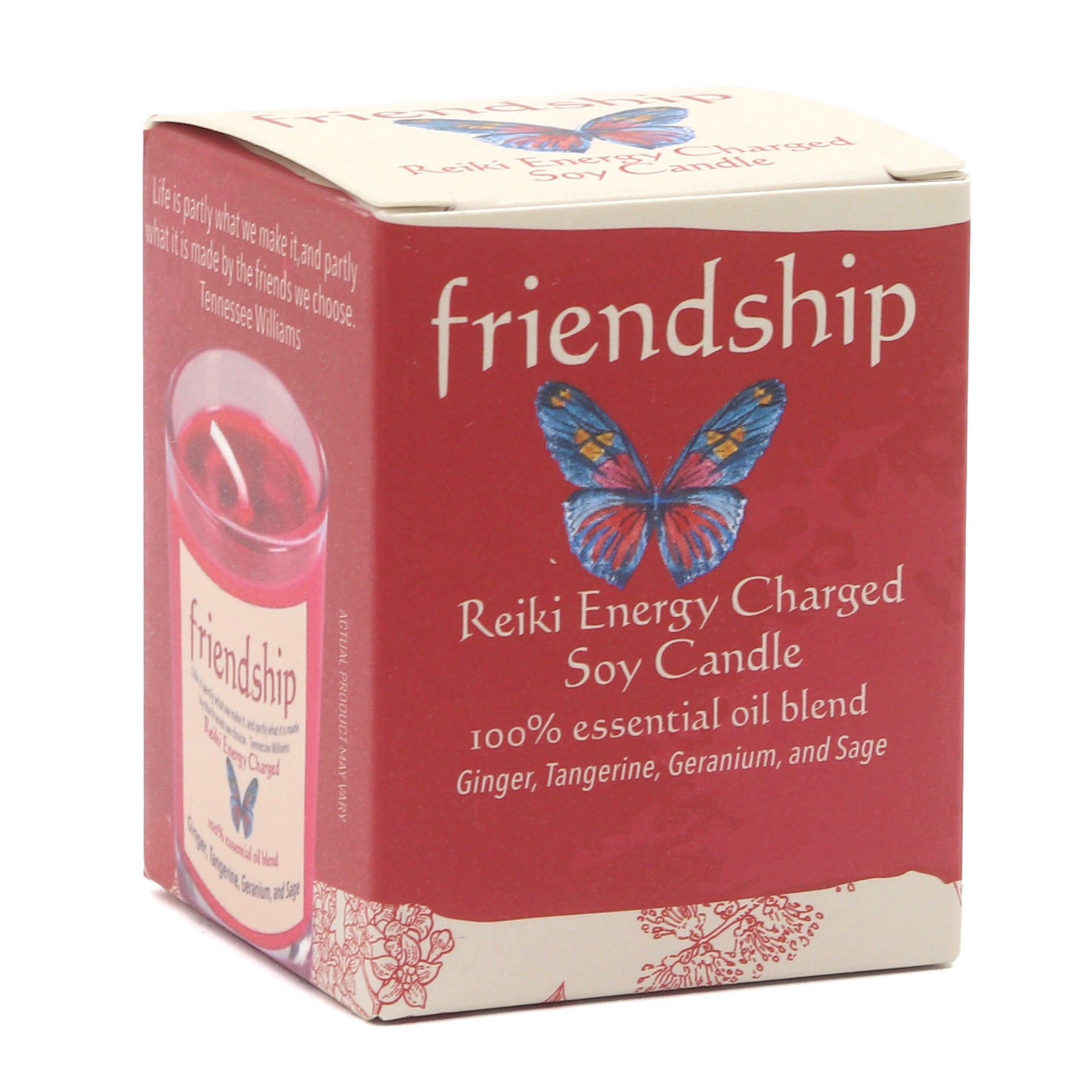 Friendship Herbal Intentions Jar Spell Candle