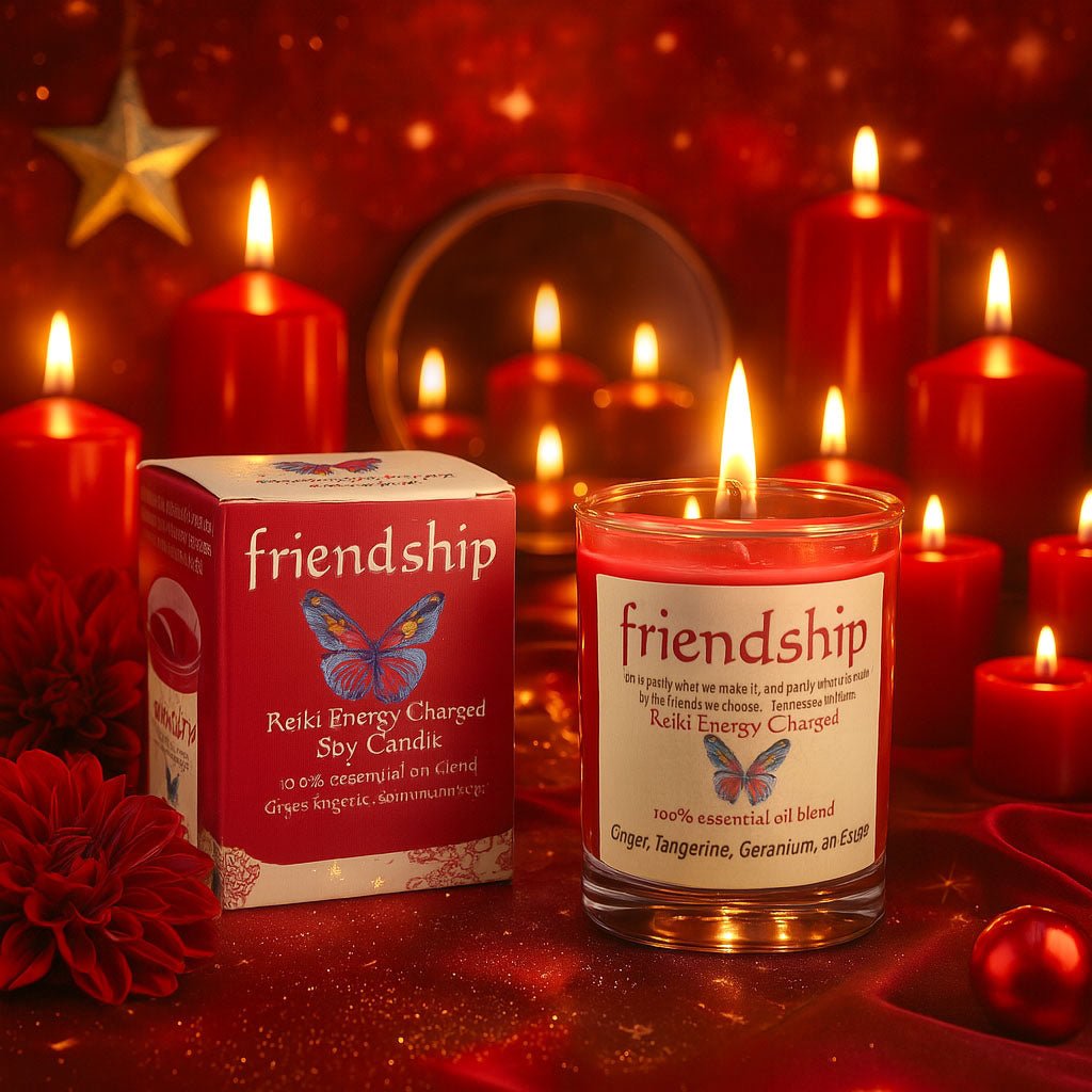 Friendship Herbal Intentions Jar Spell Candle