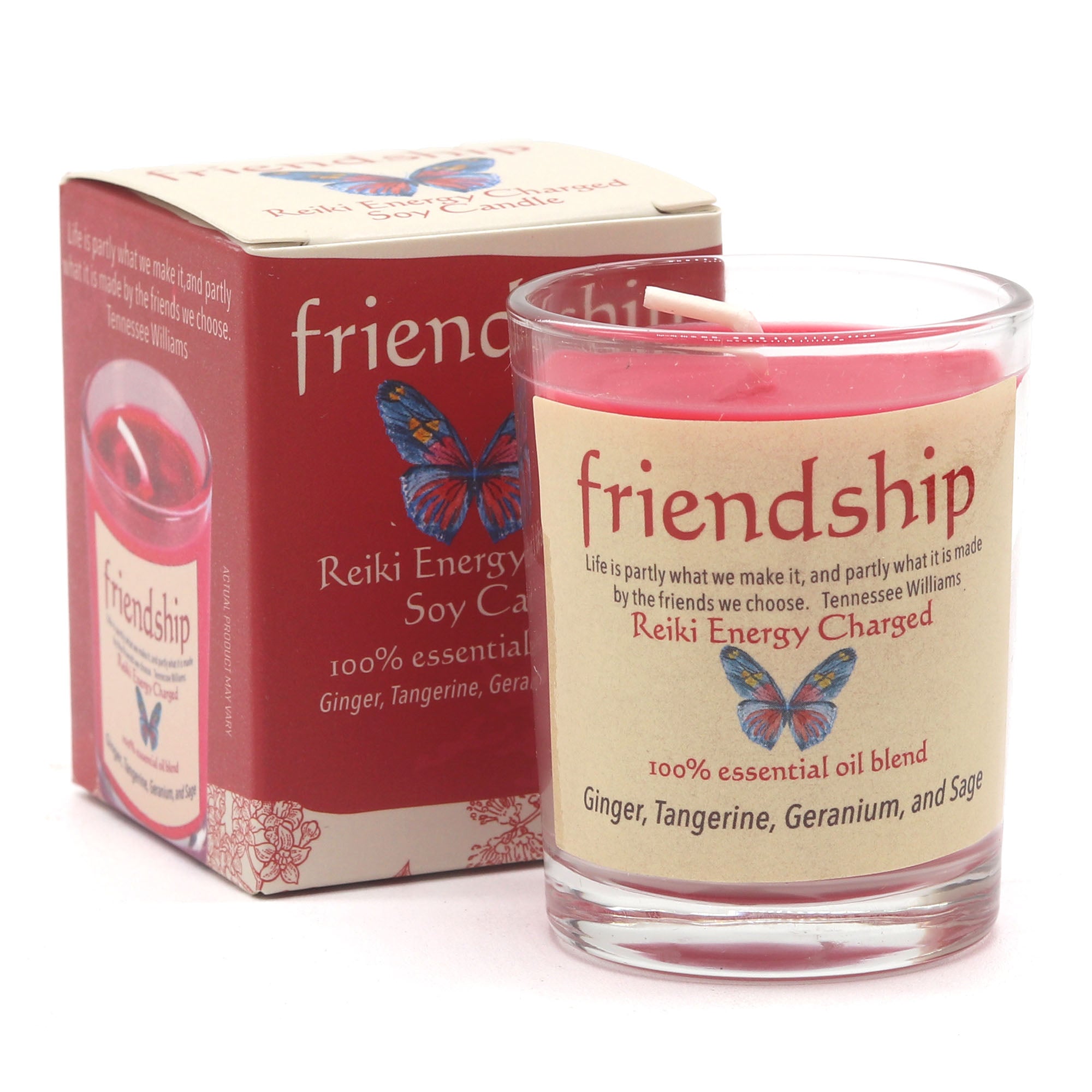 Friendship Herbal Intentions Jar Spell Candle