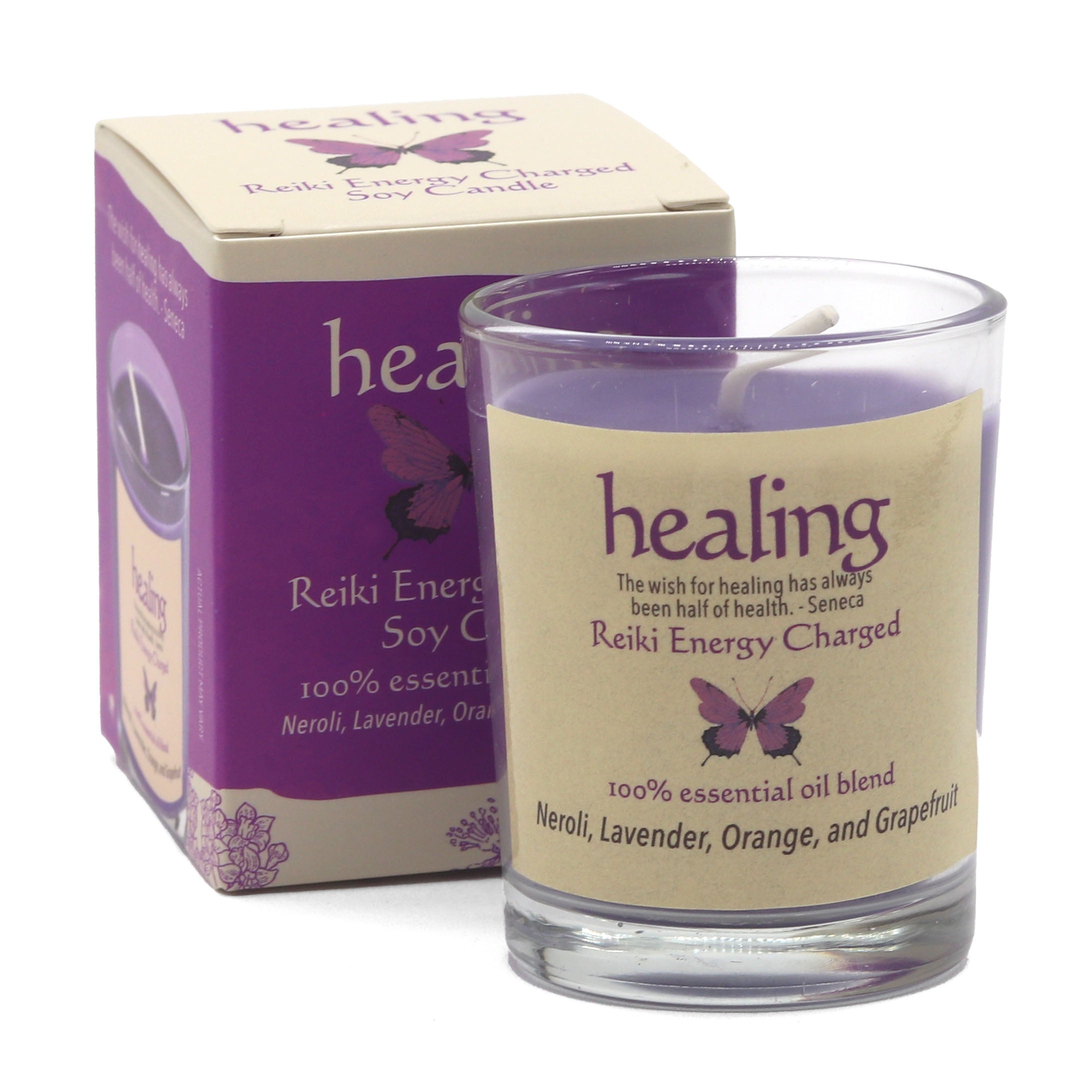 Healing Herbal Intentions Jar Spell Candle