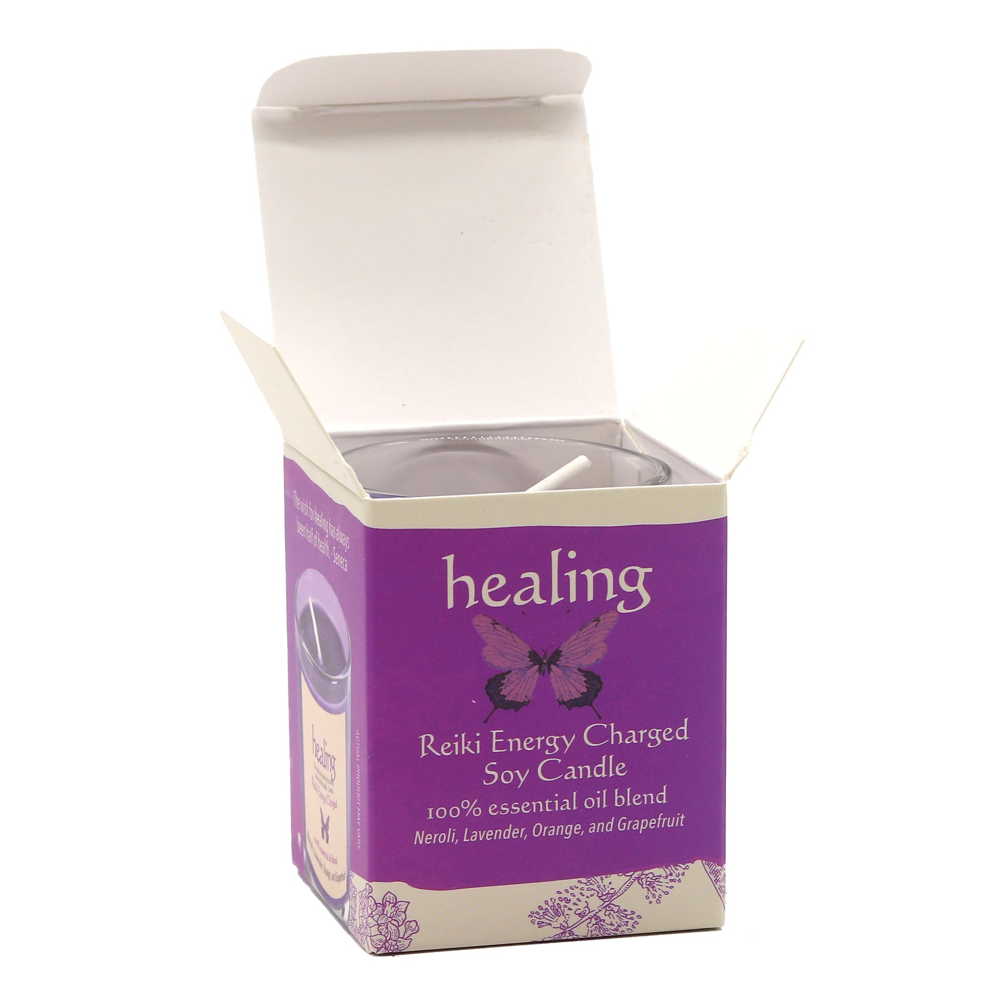 Healing Herbal Intentions Jar Spell Candle