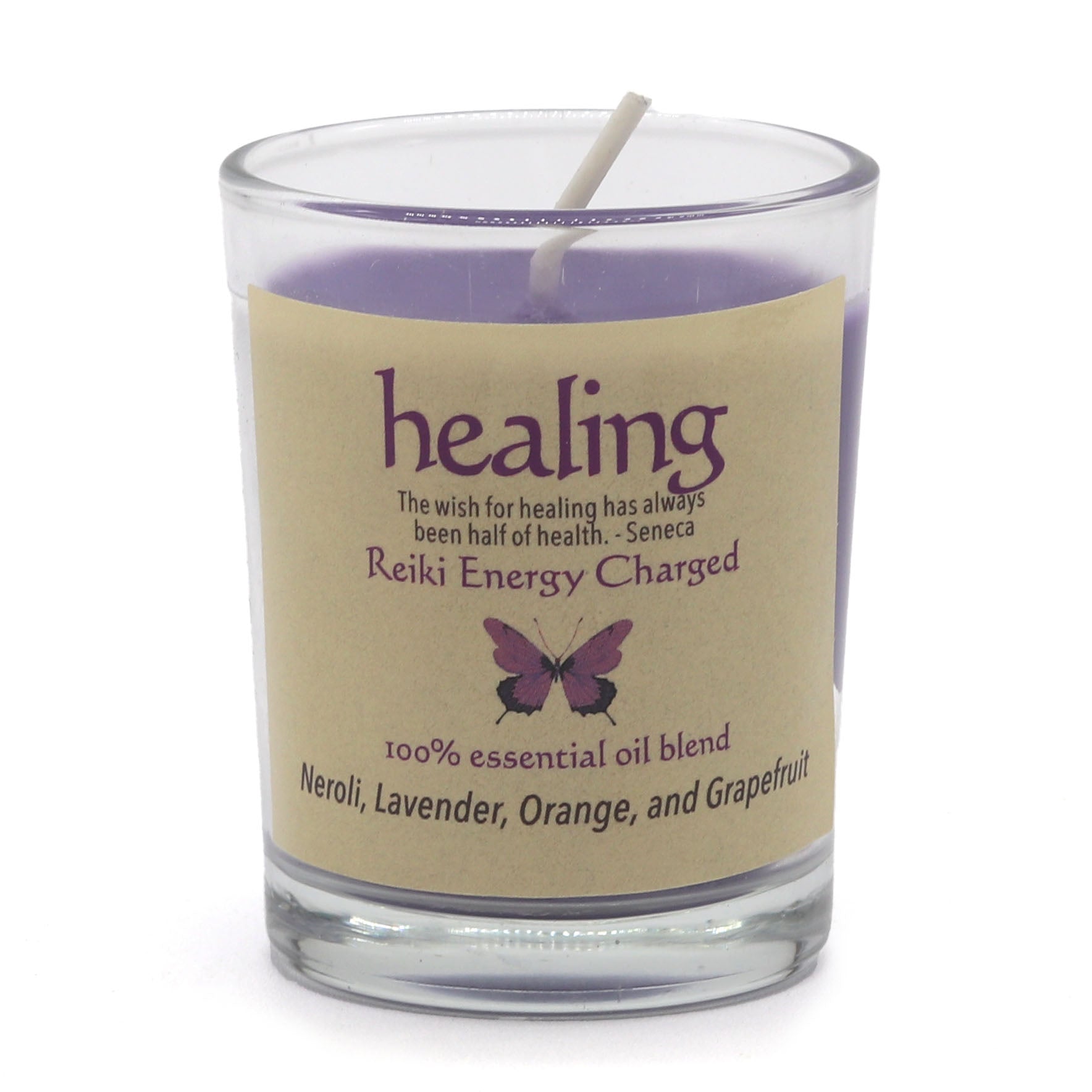 Healing Herbal Intentions Jar Spell Candle
