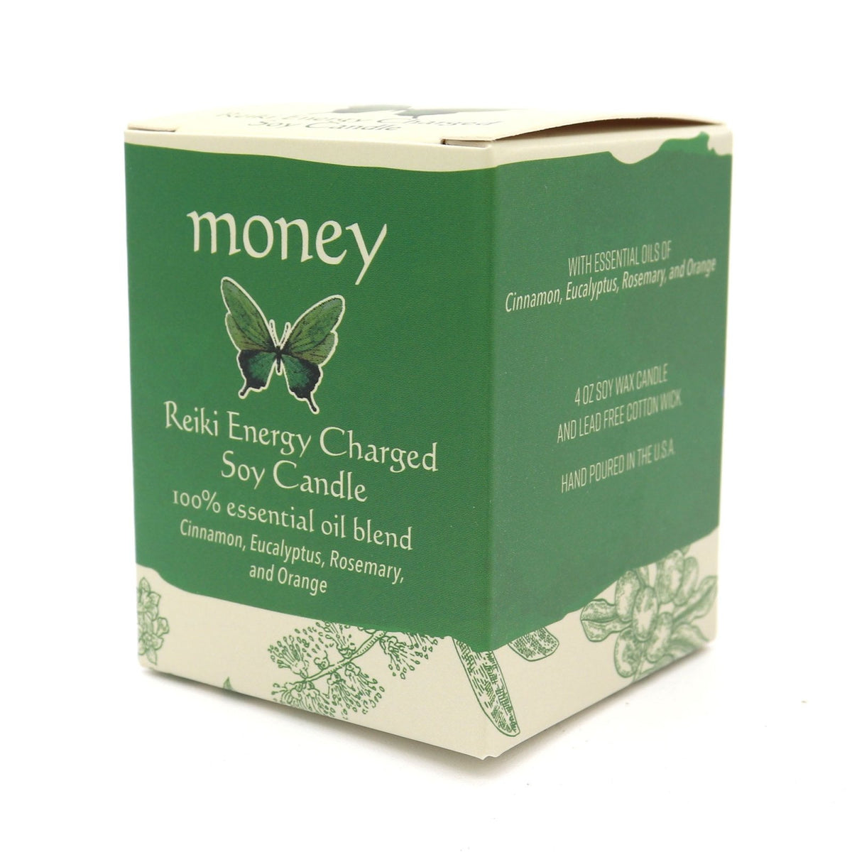 Money Herbal Intentions Jar Spell Candle